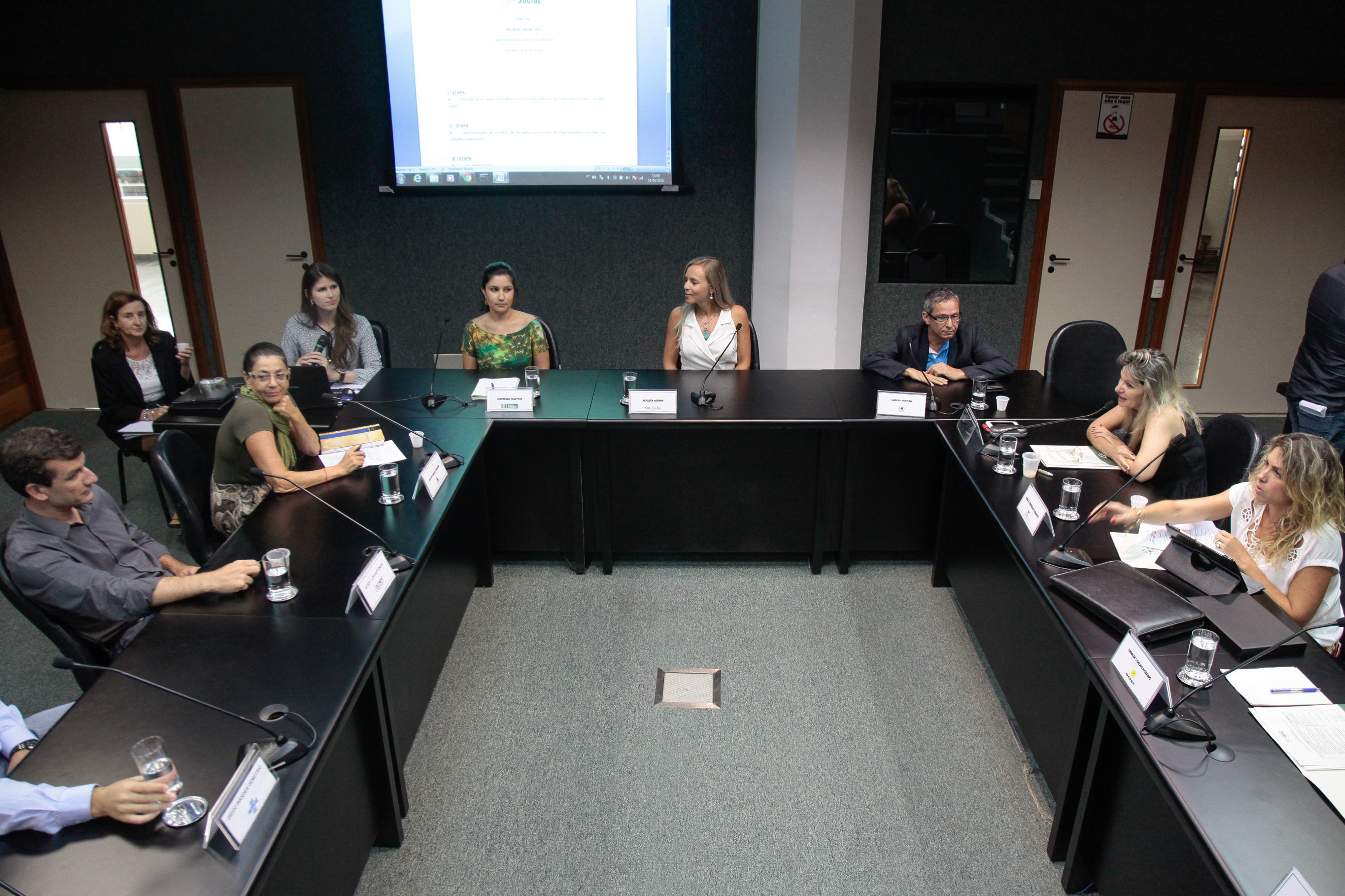 Reunião da Comissão Mista de Certificado de Responsabilidade Social.