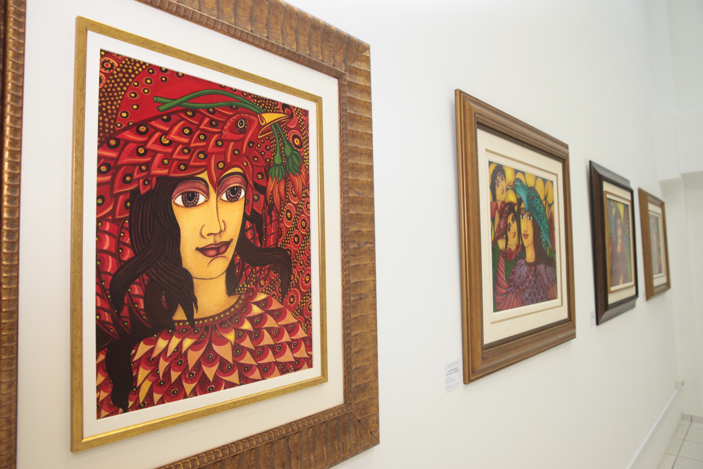 Exposição Os Pássaros - Vera Sabino. Foto: Fábio Queiroz / Agência AL