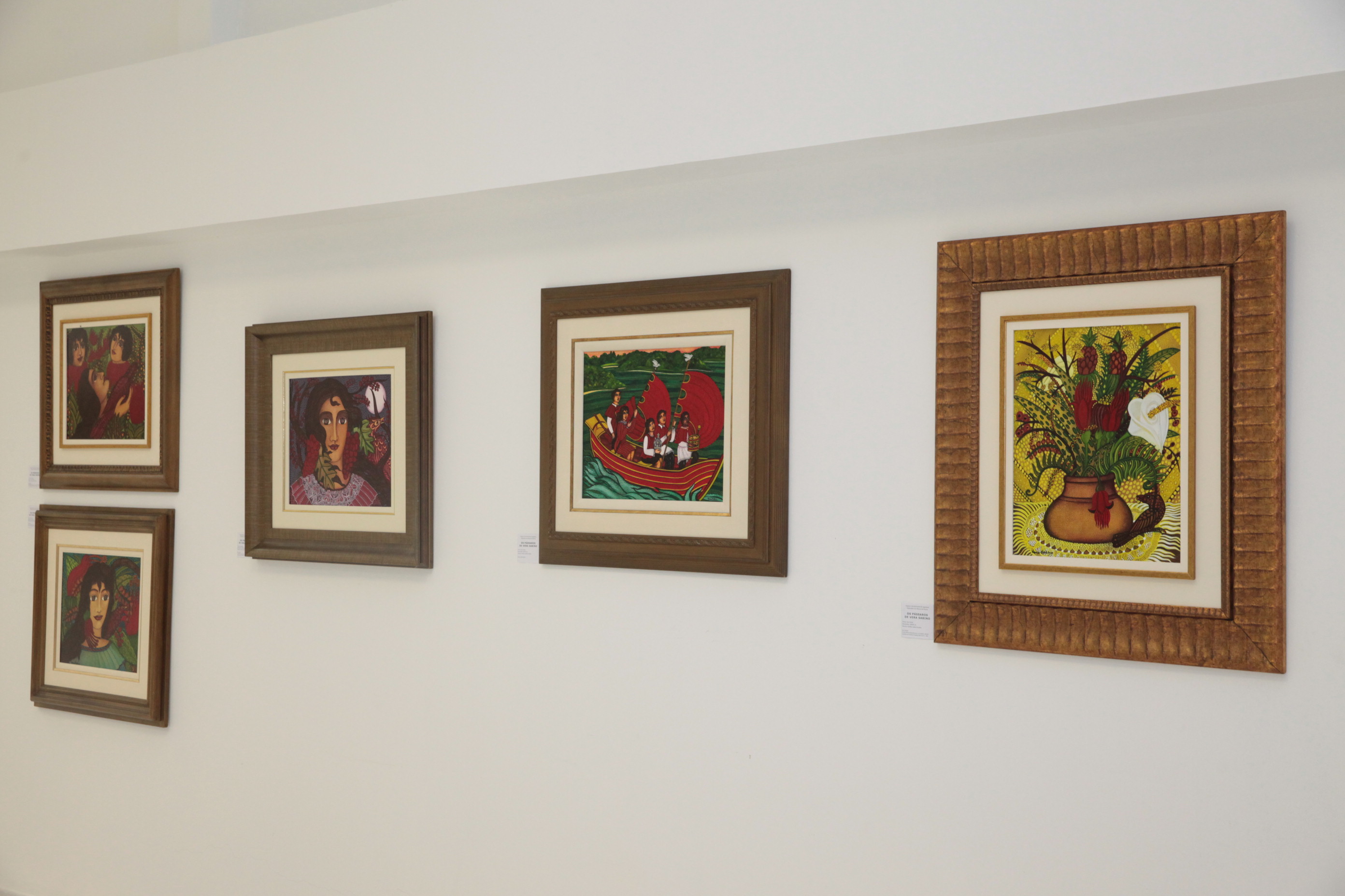 Exposição Os Pássaros - Vera Sabino. Foto: Fábio Queiroz / Agência AL