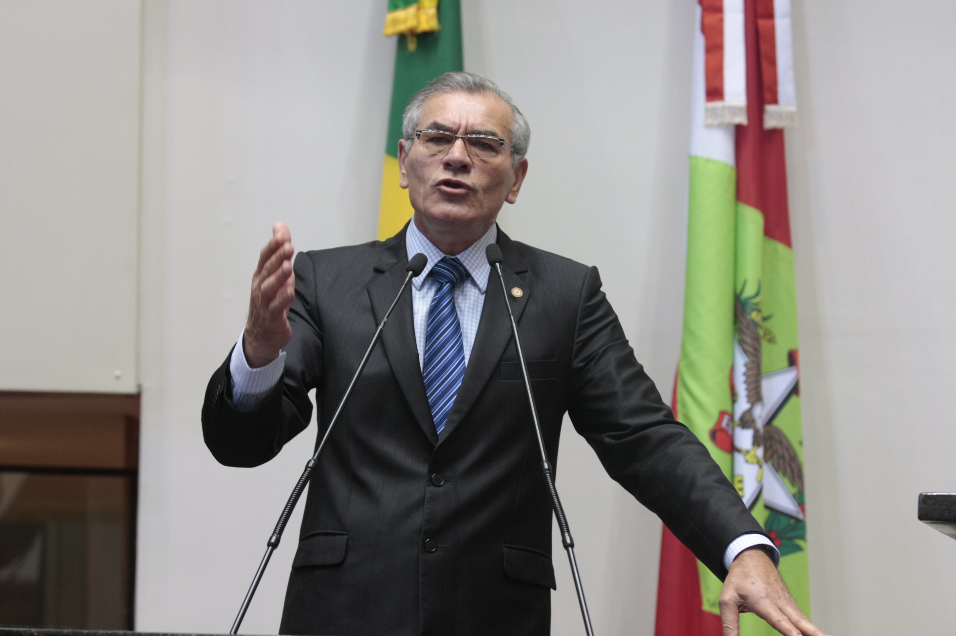 Sessão Ordinária. Deputado Silvio Dreveck (PP). Foto: Yuri Santos / Agência AL