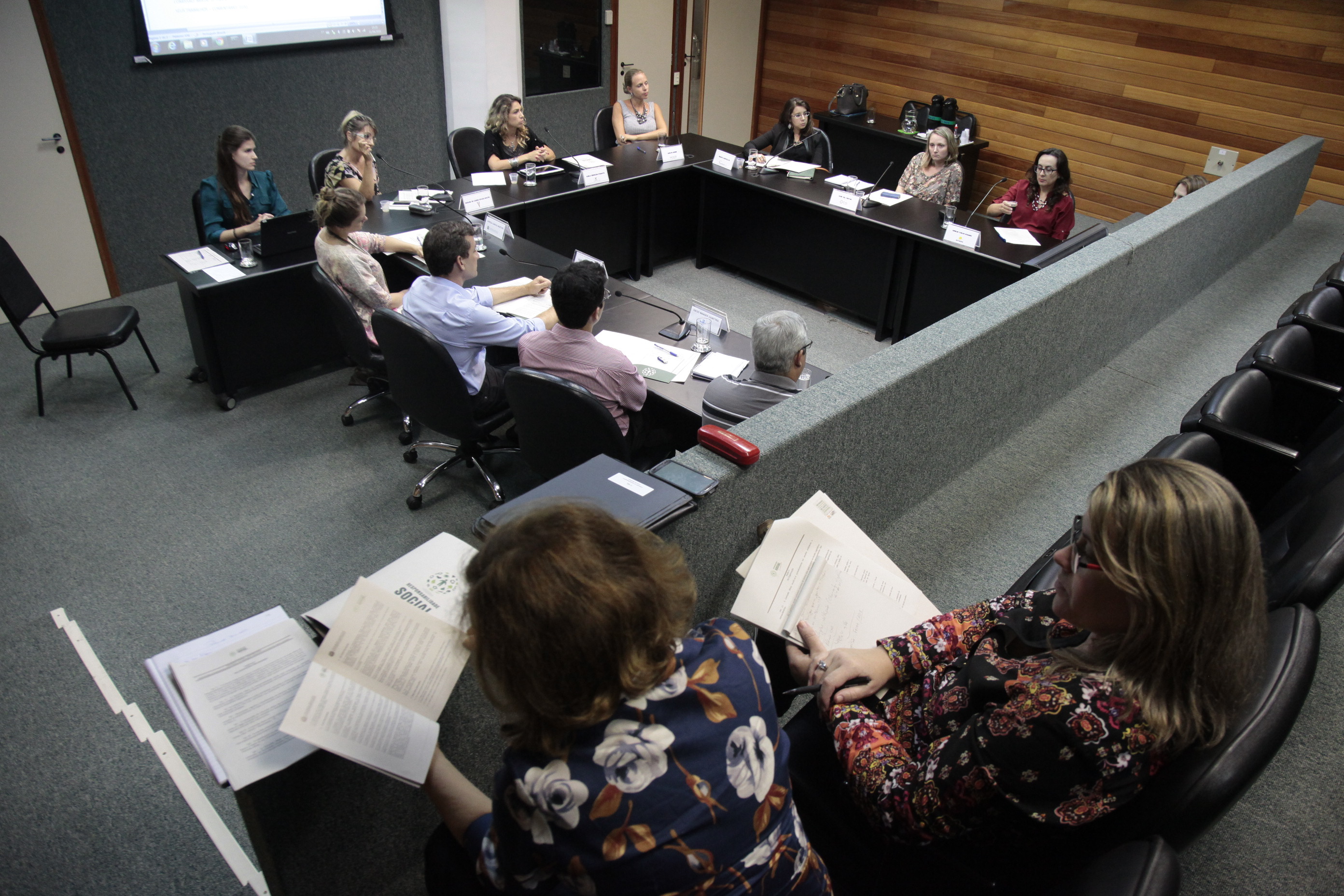 Reunião da Comissão Mista de Certificado de Responsabilidade Social.