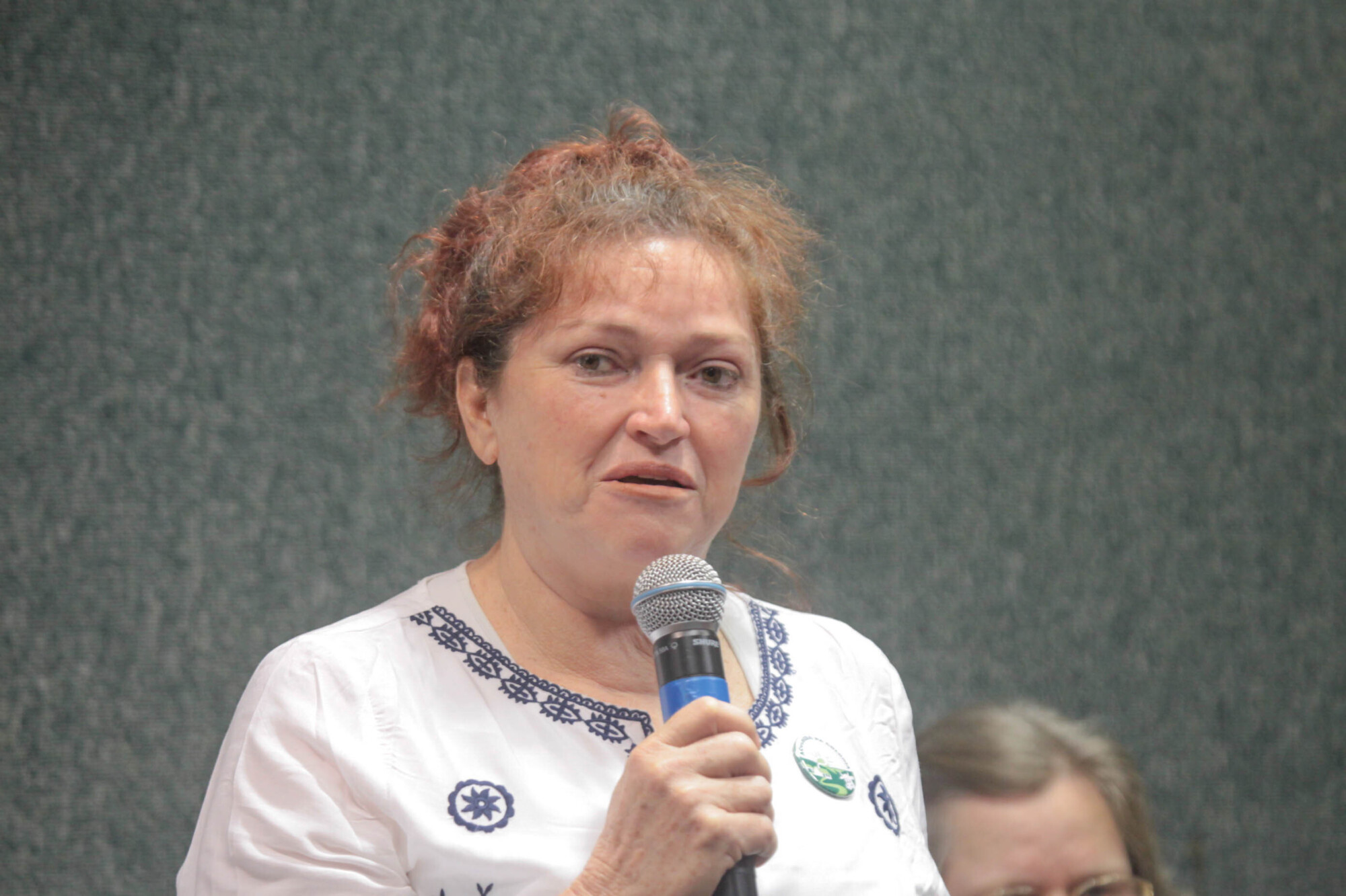 Agricultora Luzia Cuzik, proprietária do Sítio Vida Nova, no município de Presidente Nereu