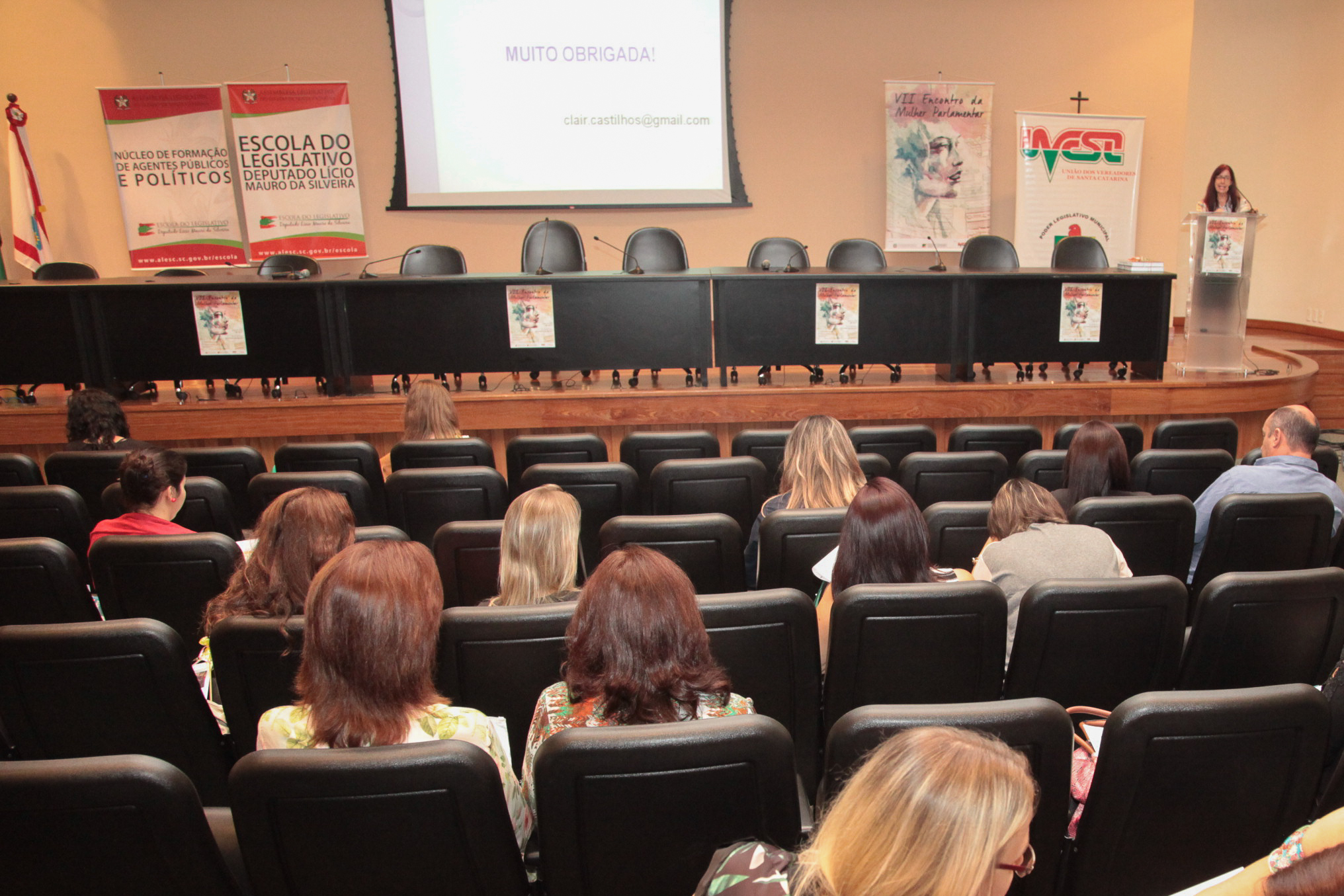 VII Encontro da Mulher Parlamentar Catarinense. Elizete Lanzoni Alves.