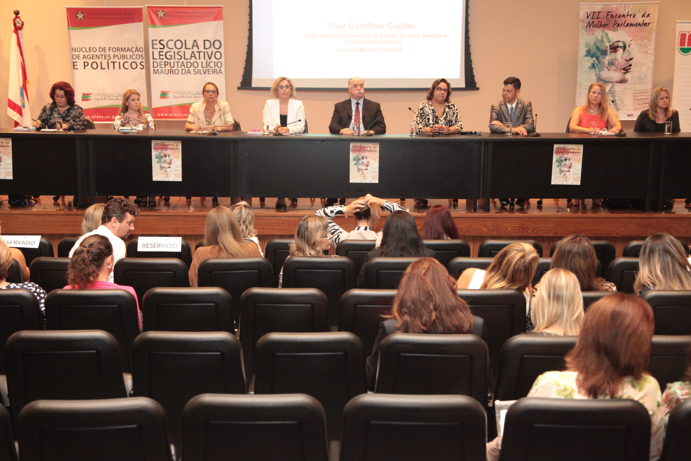 VII Encontro da Mulher Parlamentar Catarinense.