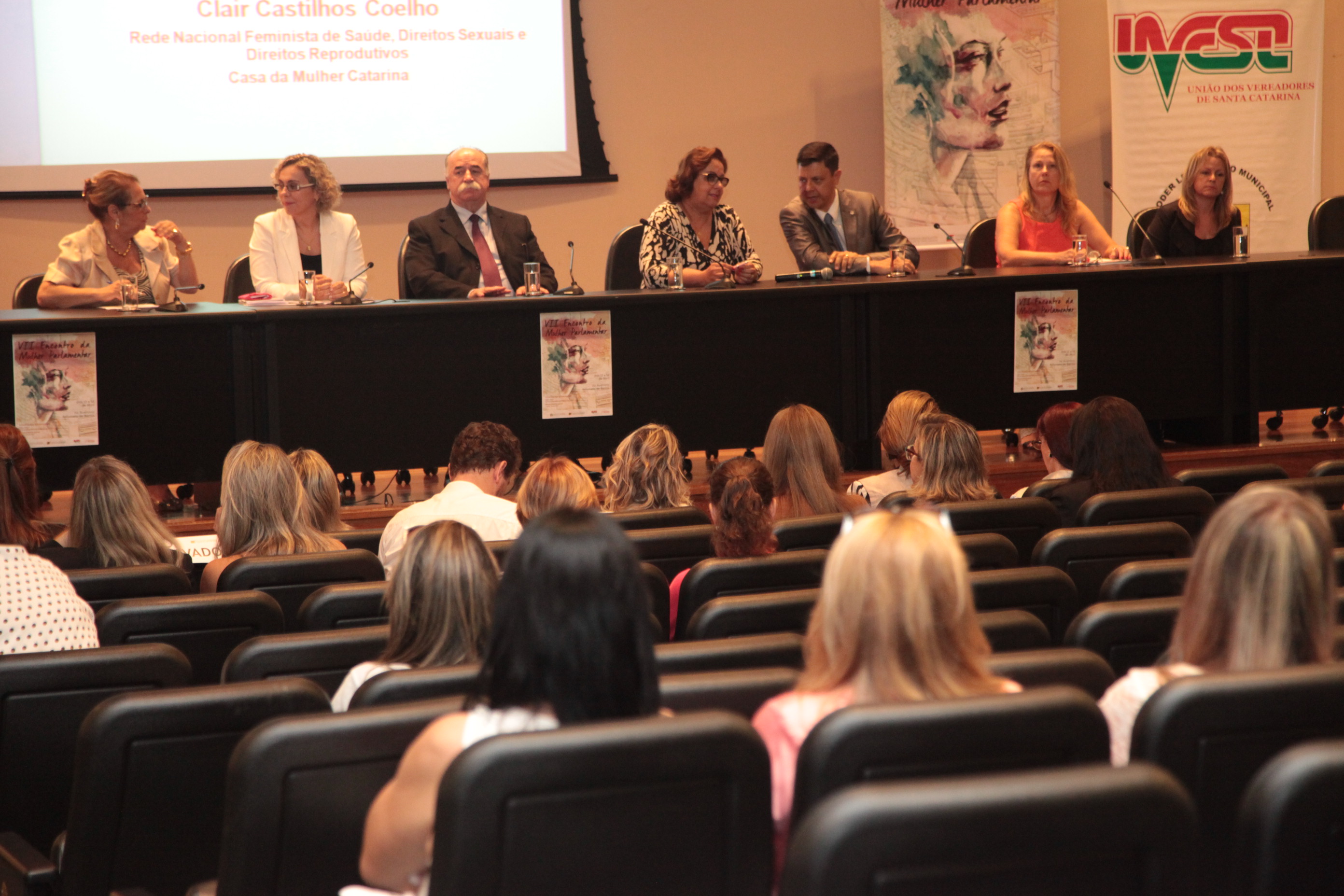 VII Encontro da Mulher Parlamentar Catarinense.