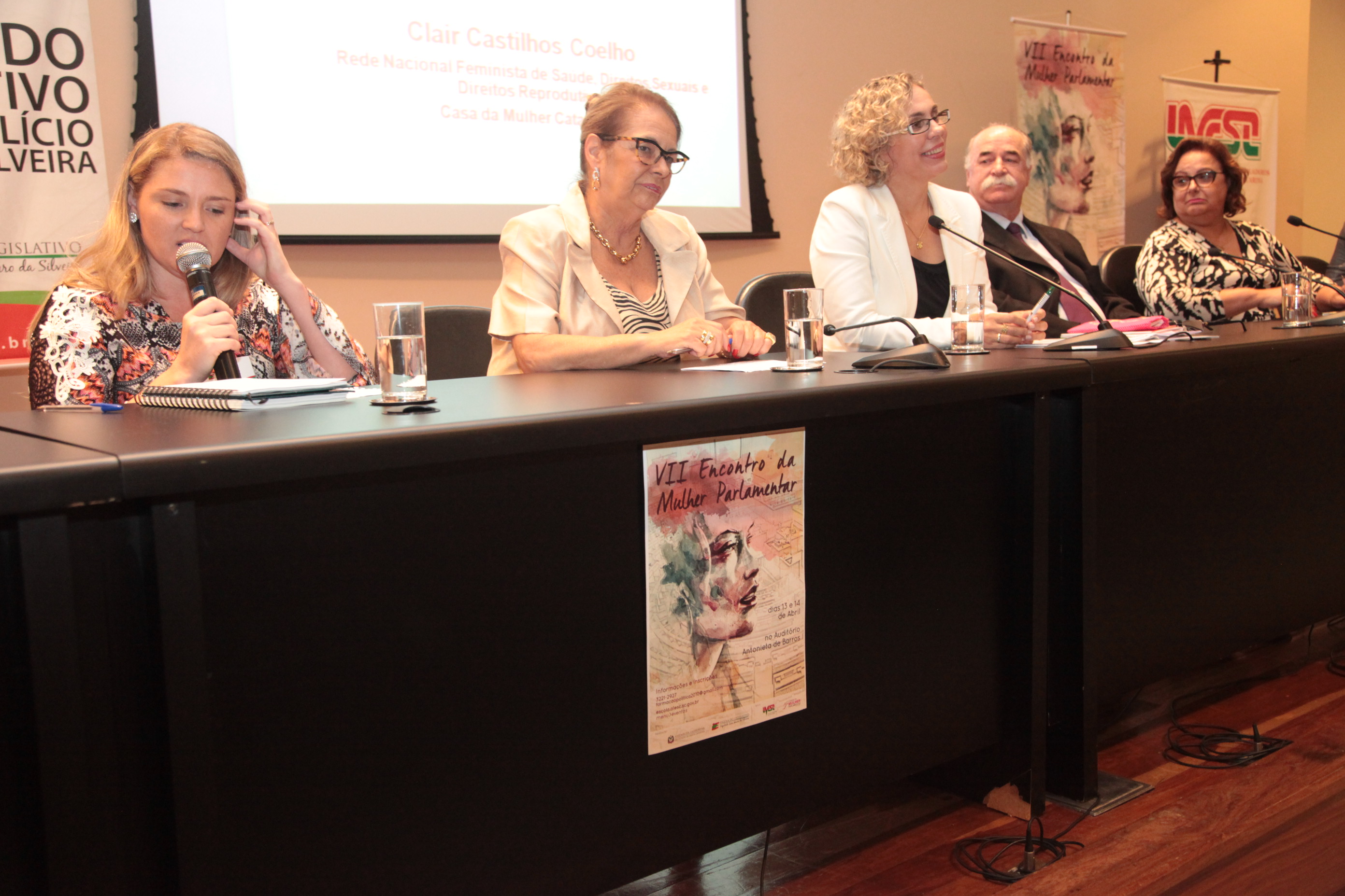 VII Encontro da Mulher Parlamentar Catarinense.