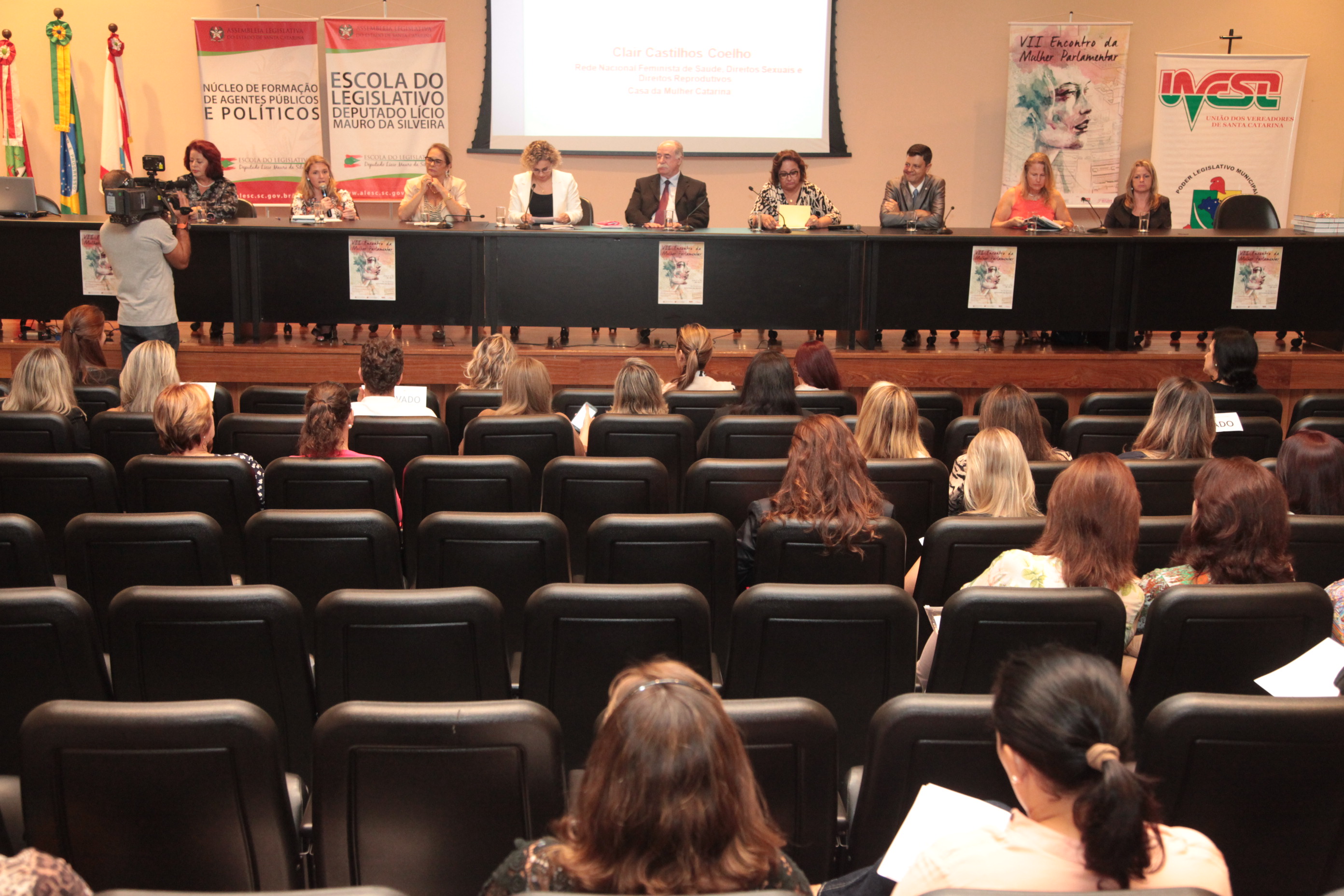 VII Encontro da Mulher Parlamentar Catarinense.