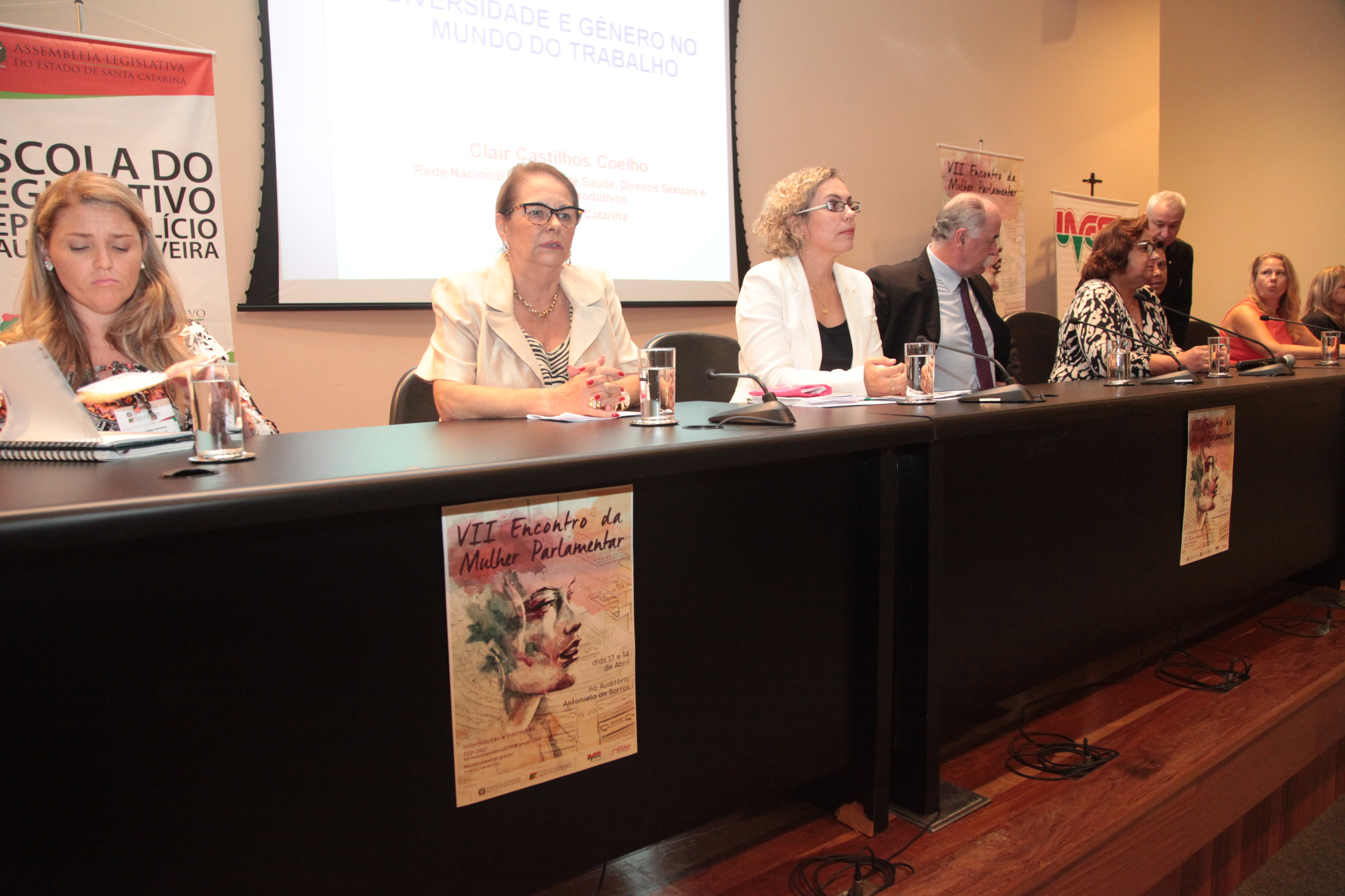 VII Encontro da Mulher Parlamentar Catarinense.