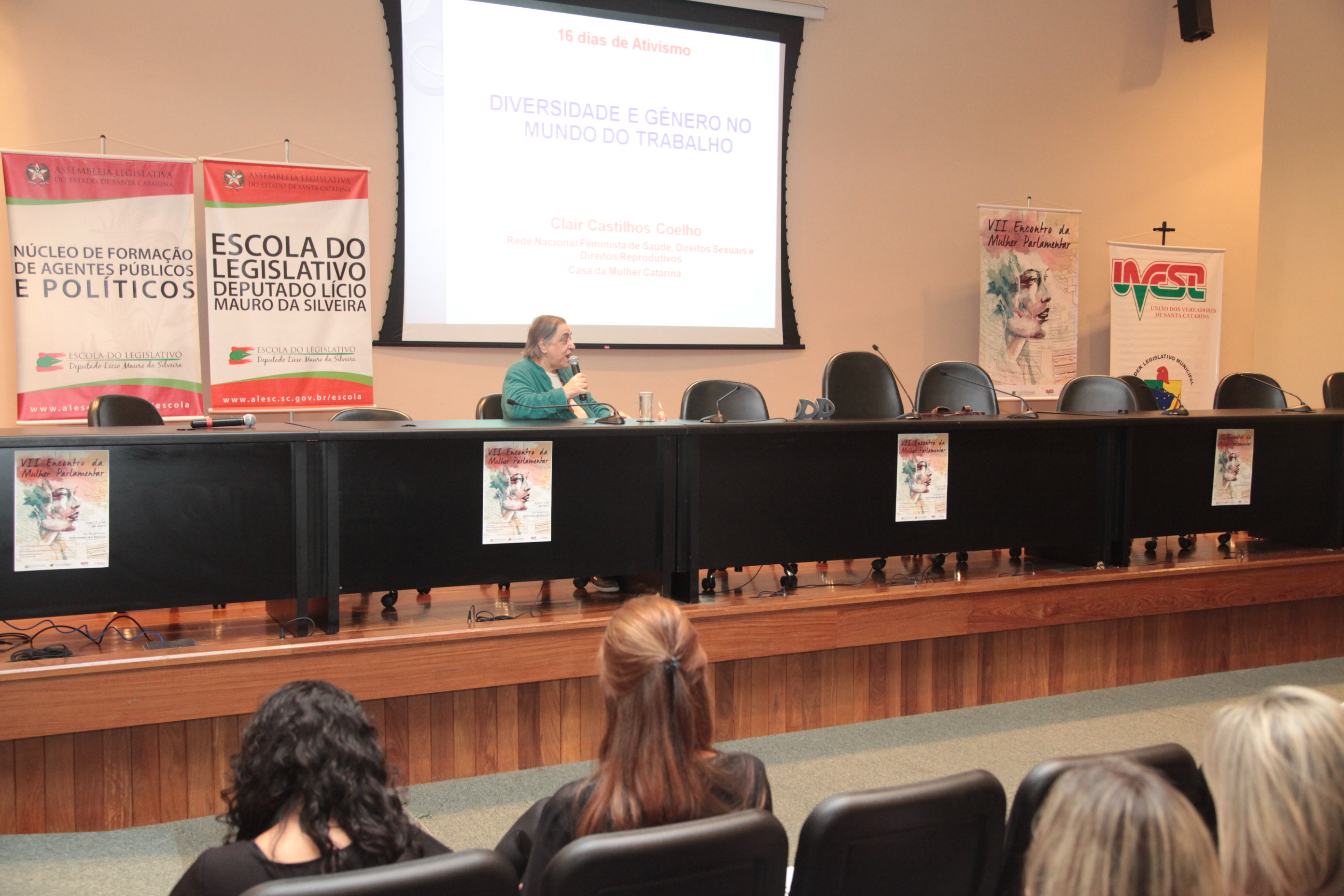 VII Encontro da Mulher Parlamentar Catarinense. Clair Castilhos Coelho.