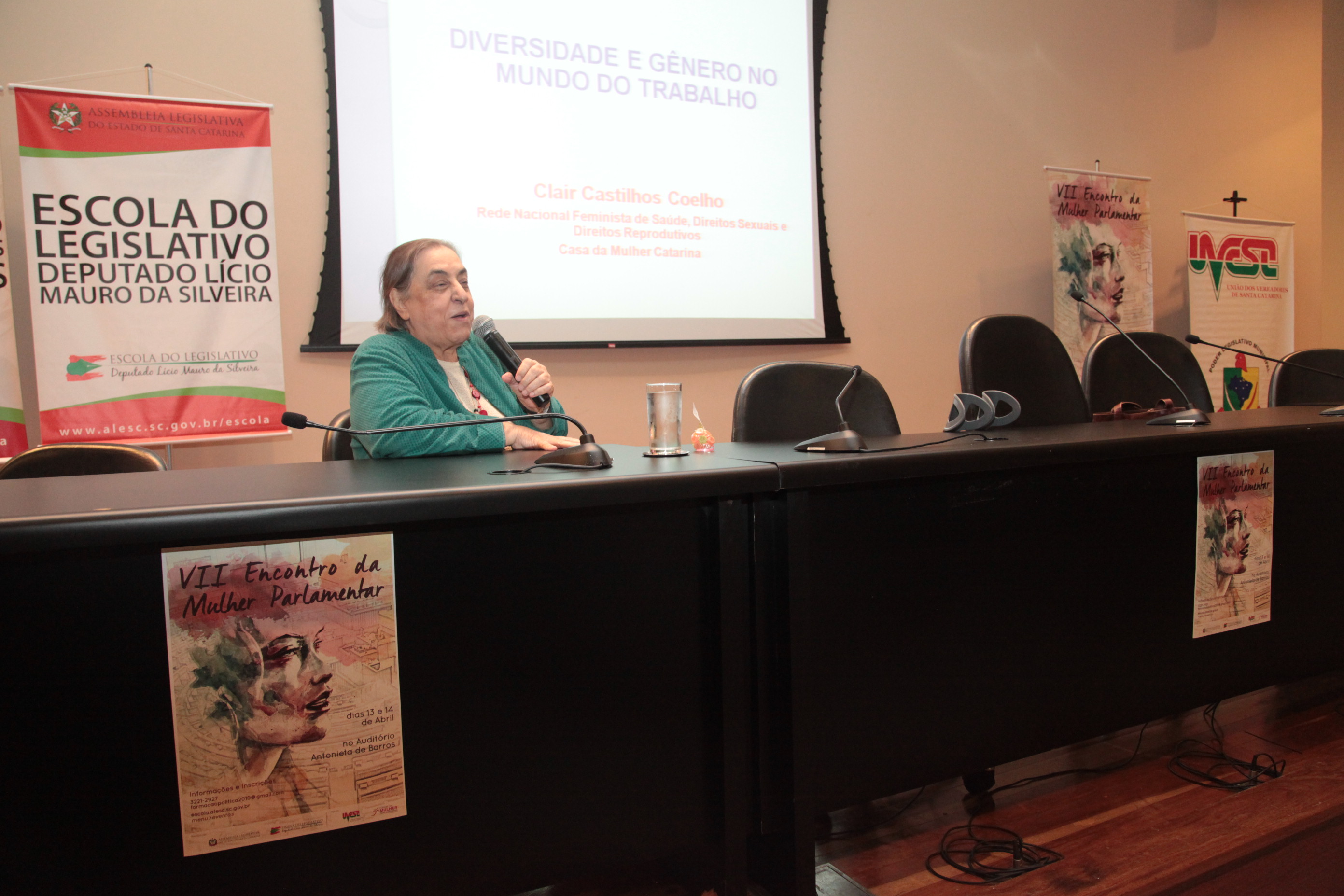 VII Encontro da Mulher Parlamentar Catarinense. Clair Castilhos Coelho.