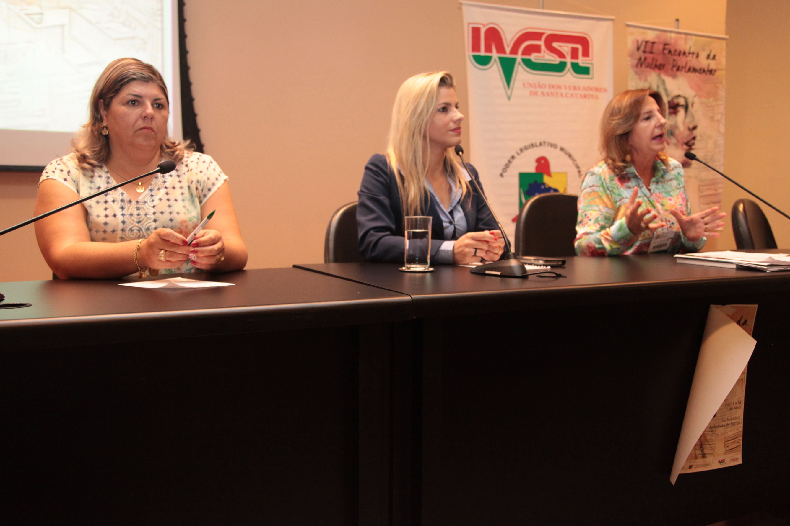VII Encontro da Mulher Parlamentar Catarinense.