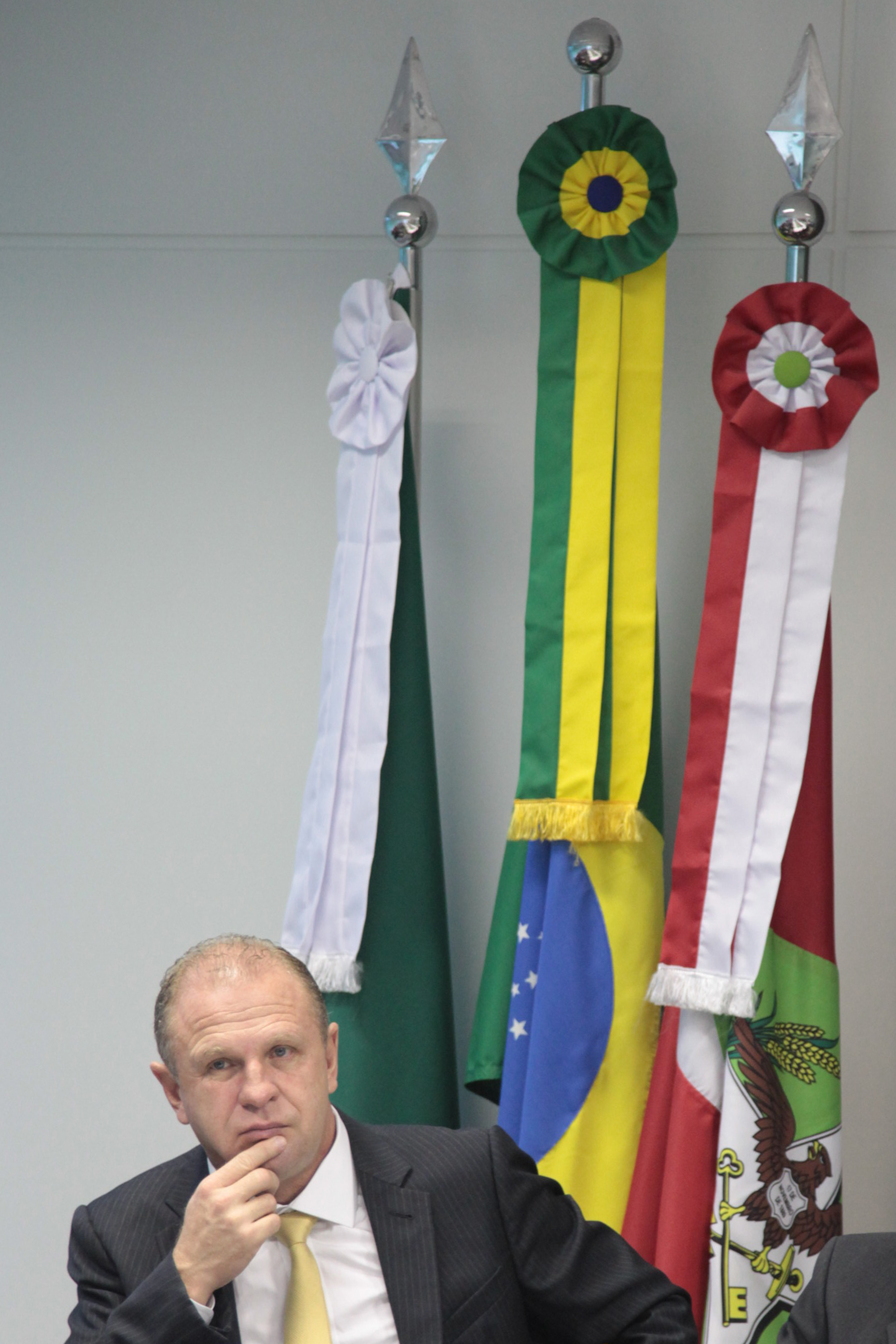 Deputado Gelson Merisio (PSD) - presidente da Alesc. Posse do Conselho Consultivo do Projeto InovAMFRI.