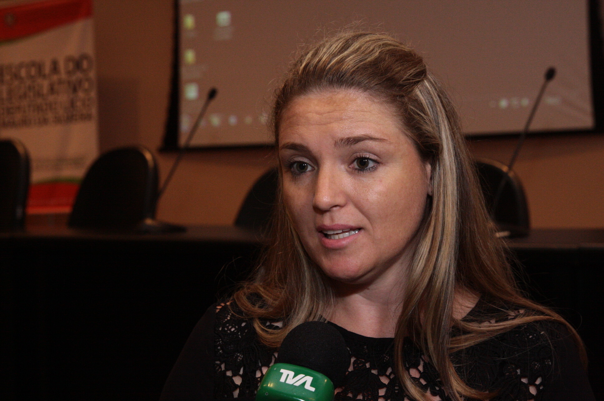 Tânia Michels, vereadora de Rio do Oeste e presidente em exercício da Uvesc