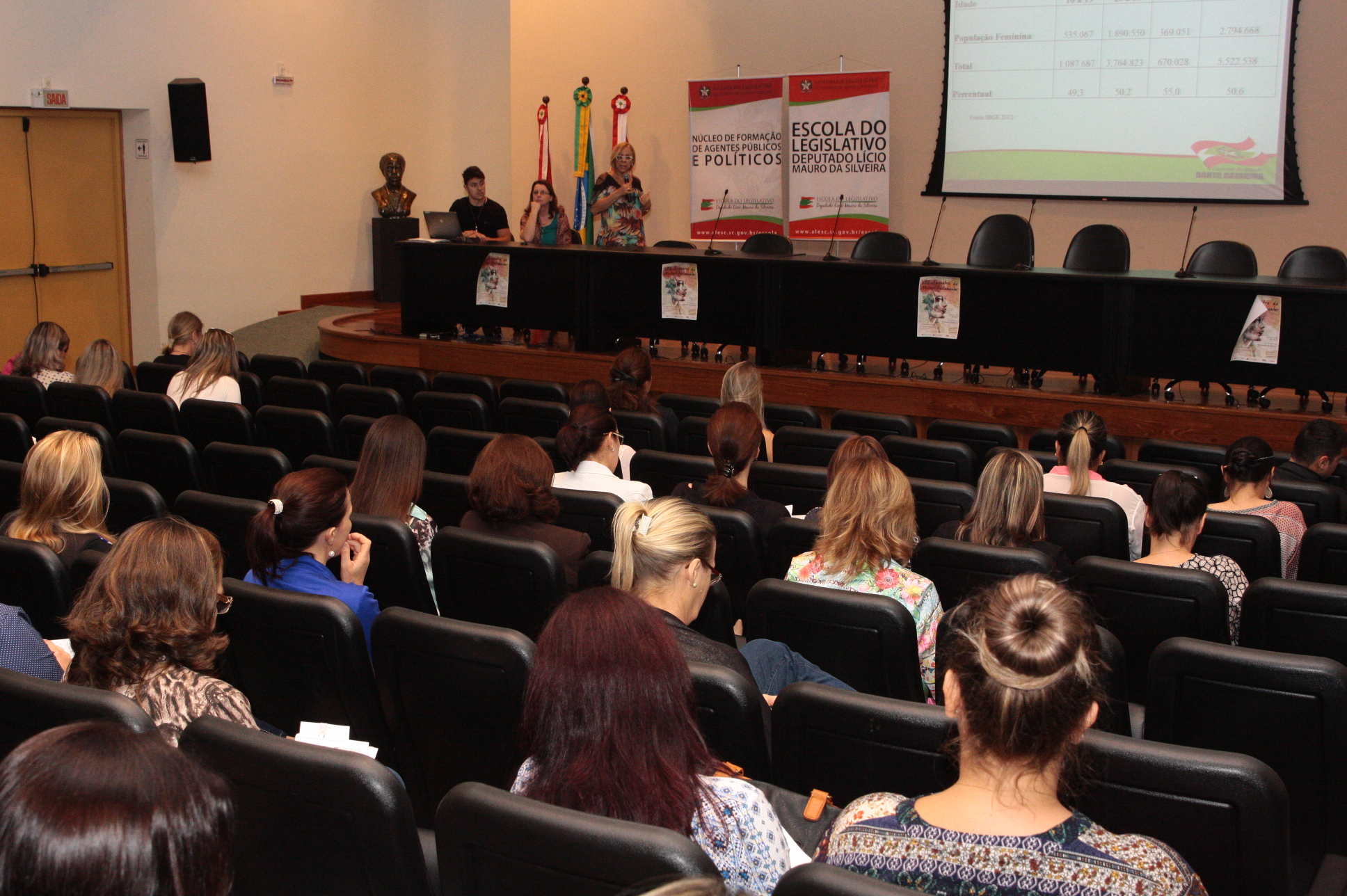 Encontro Mulheres Parlamentares Catarinense Foto  Eduardo Guedes de Oliveira Agencia / Alesc
