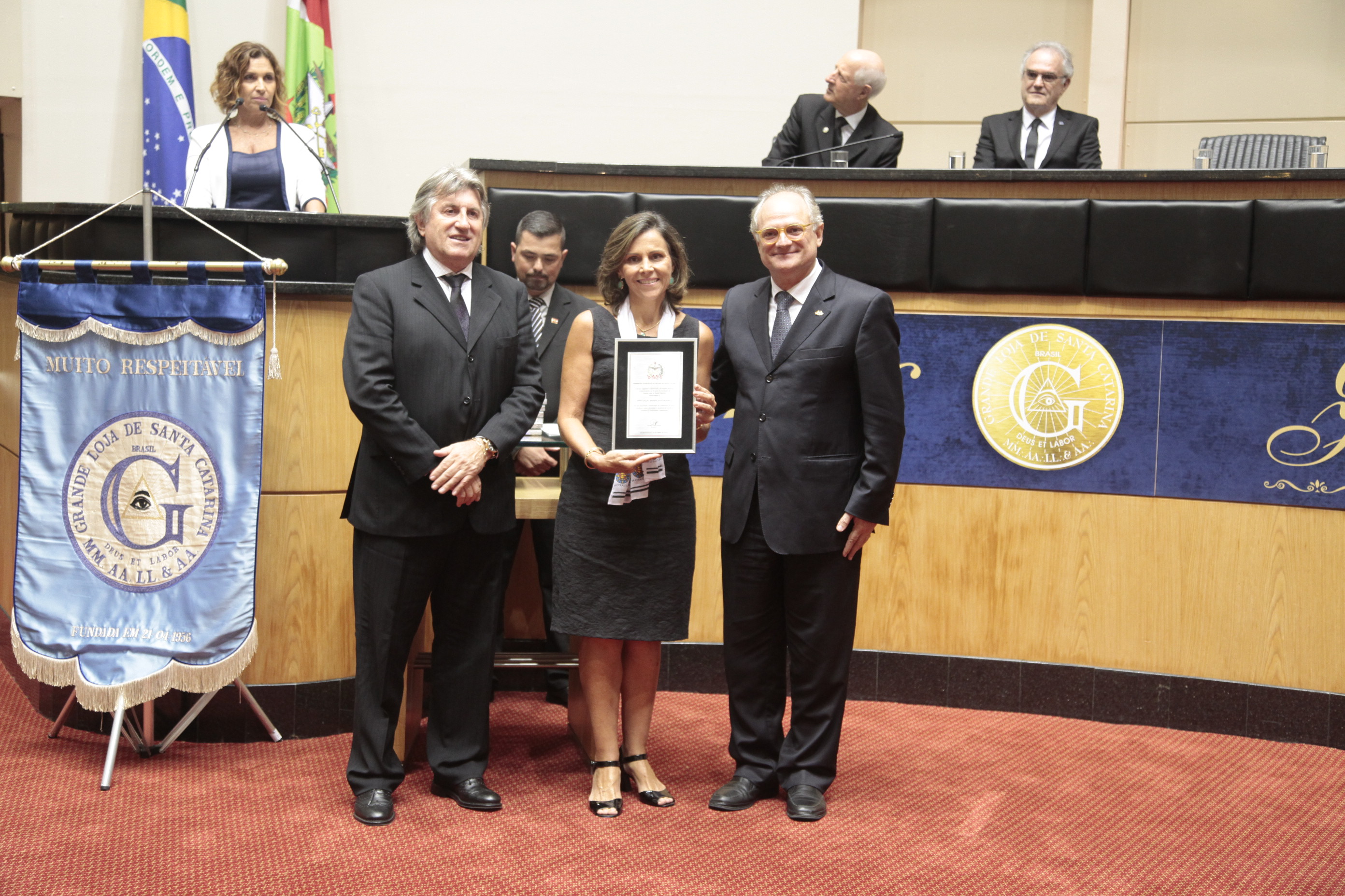 Sessão Especial em homenagem à Grande Loja de Santa Catarina/GLSC pela passagem dos seus 60 anos de fundação.