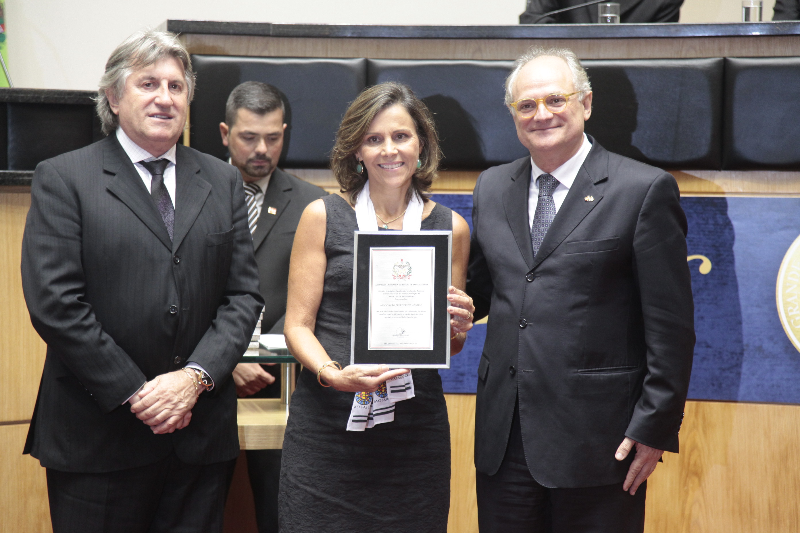 Sessão Especial em homenagem à Grande Loja de Santa Catarina/GLSC pela passagem dos seus 60 anos de fundação.
