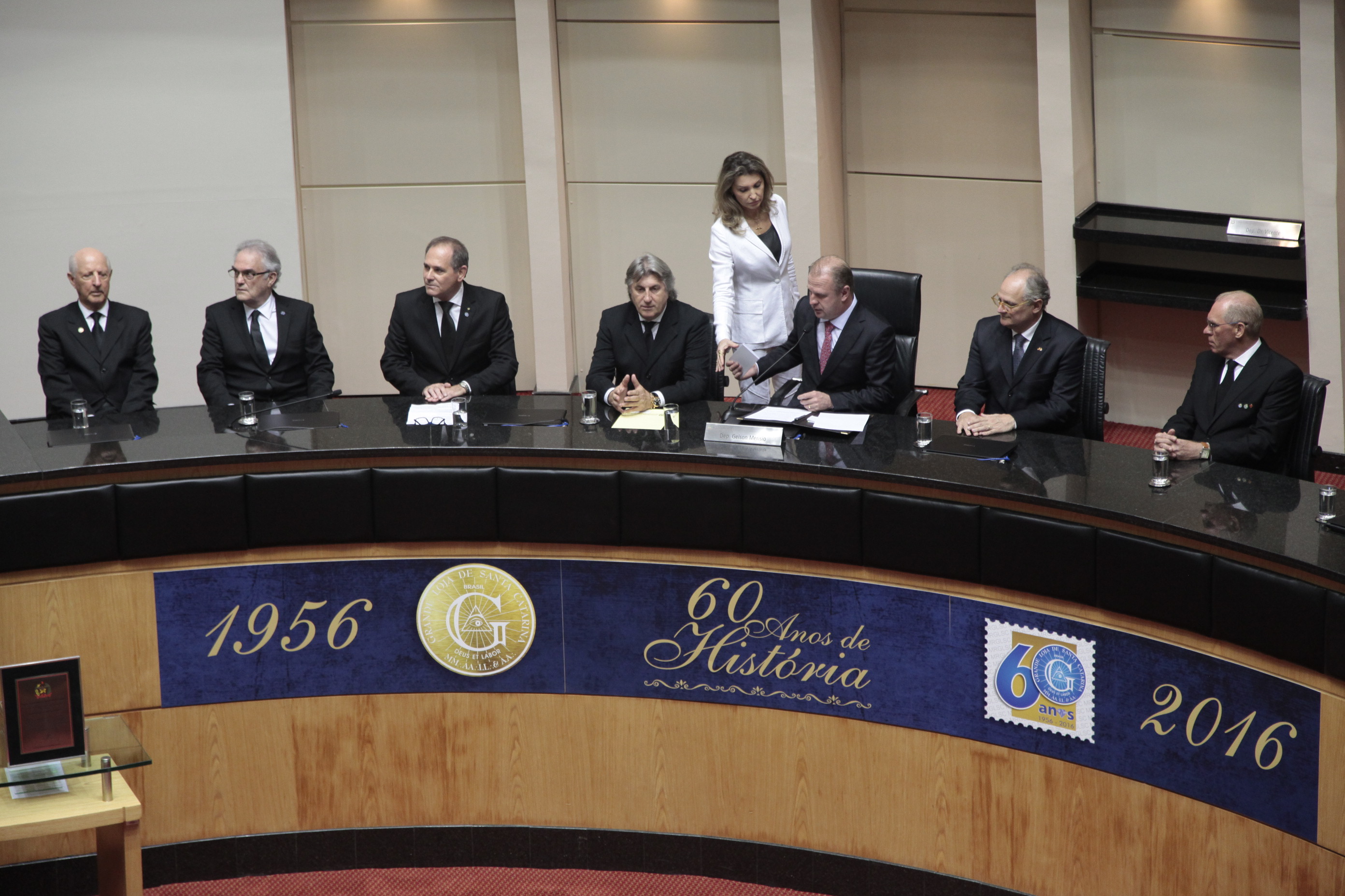 Sessão Especial em homenagem à Grande Loja de Santa Catarina/GLSC pela passagem dos seus 60 anos de fundação.