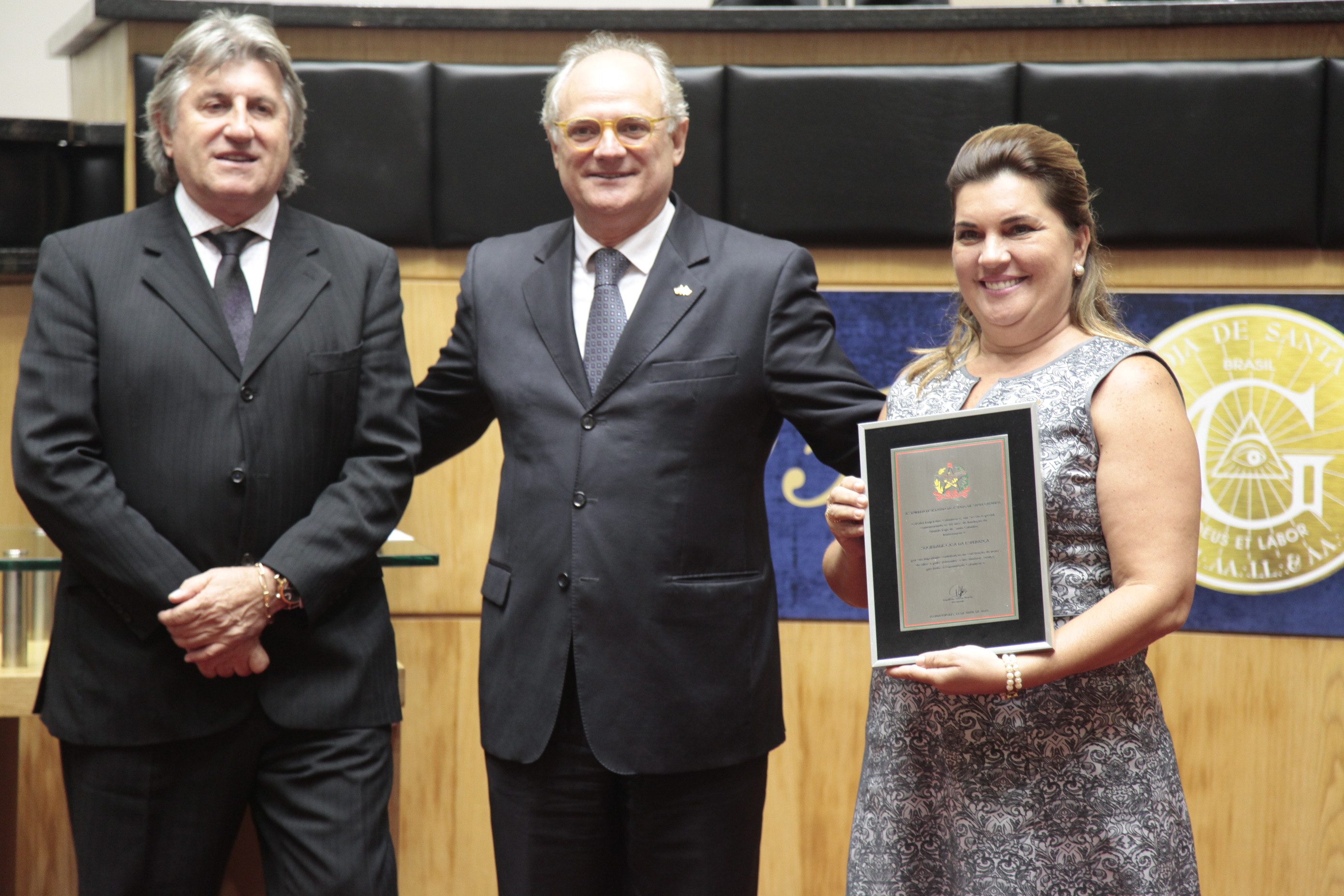 Sessão Especial em homenagem à Grande Loja de Santa Catarina/GLSC pela passagem dos seus 60 anos de fundação.