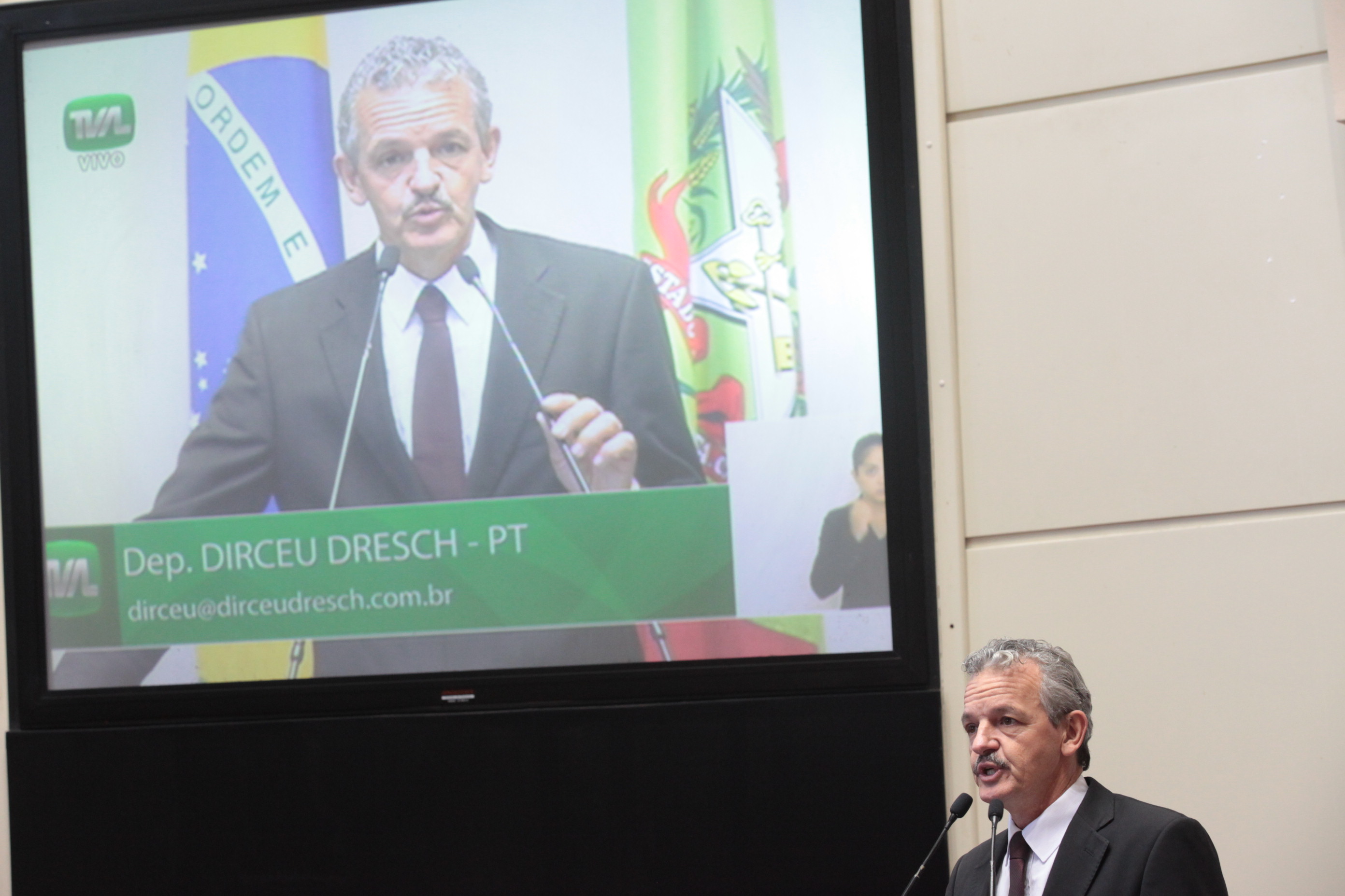 Sessão Ordinária. Deputado Dirceu Dresch (PT)