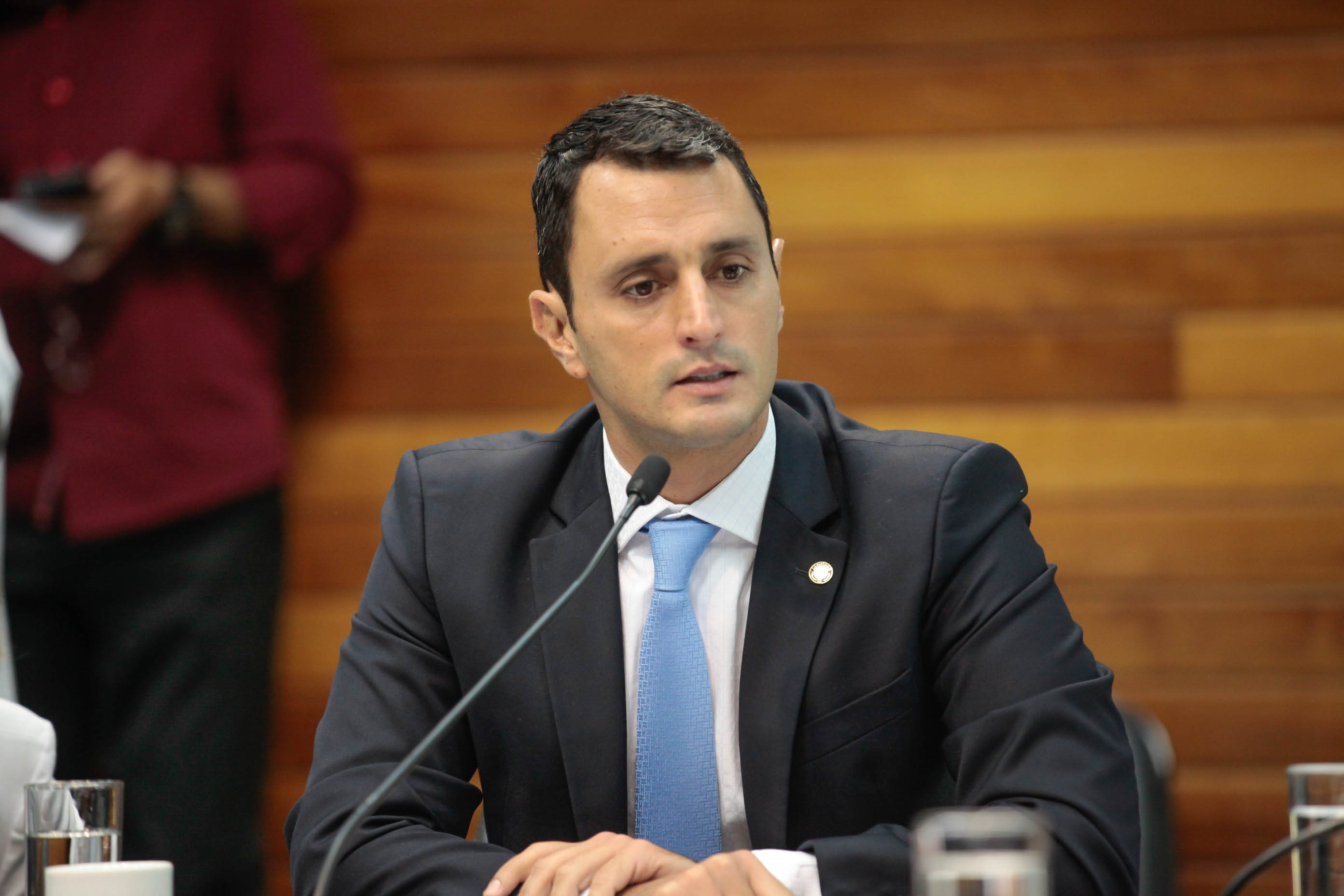 Deputado João Amin (PP) em Comissão de Constituição e Justiça