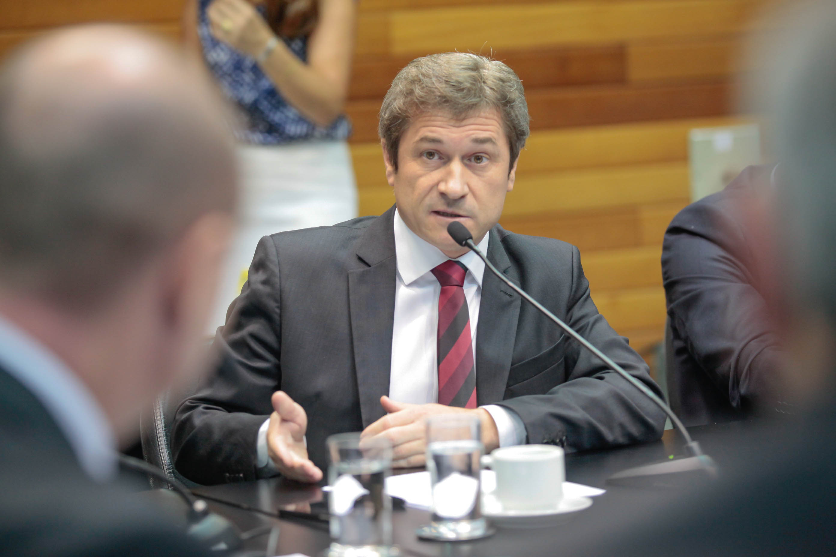 Deputado José Nei Ascari (PSD) em Comissão de Constituição e Justiça