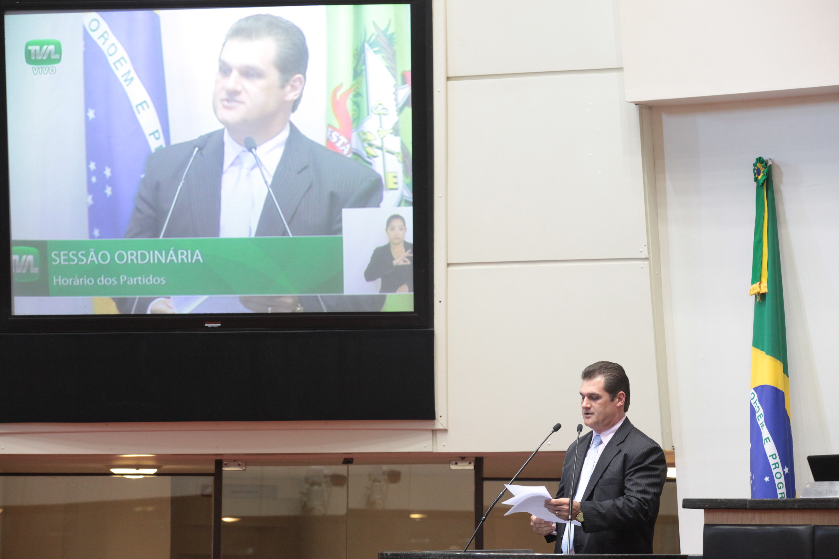 Sessão Ordinária. Deputado Claiton Salvaro (PSB) - Foto: Eduardo Guedes de Oliveira