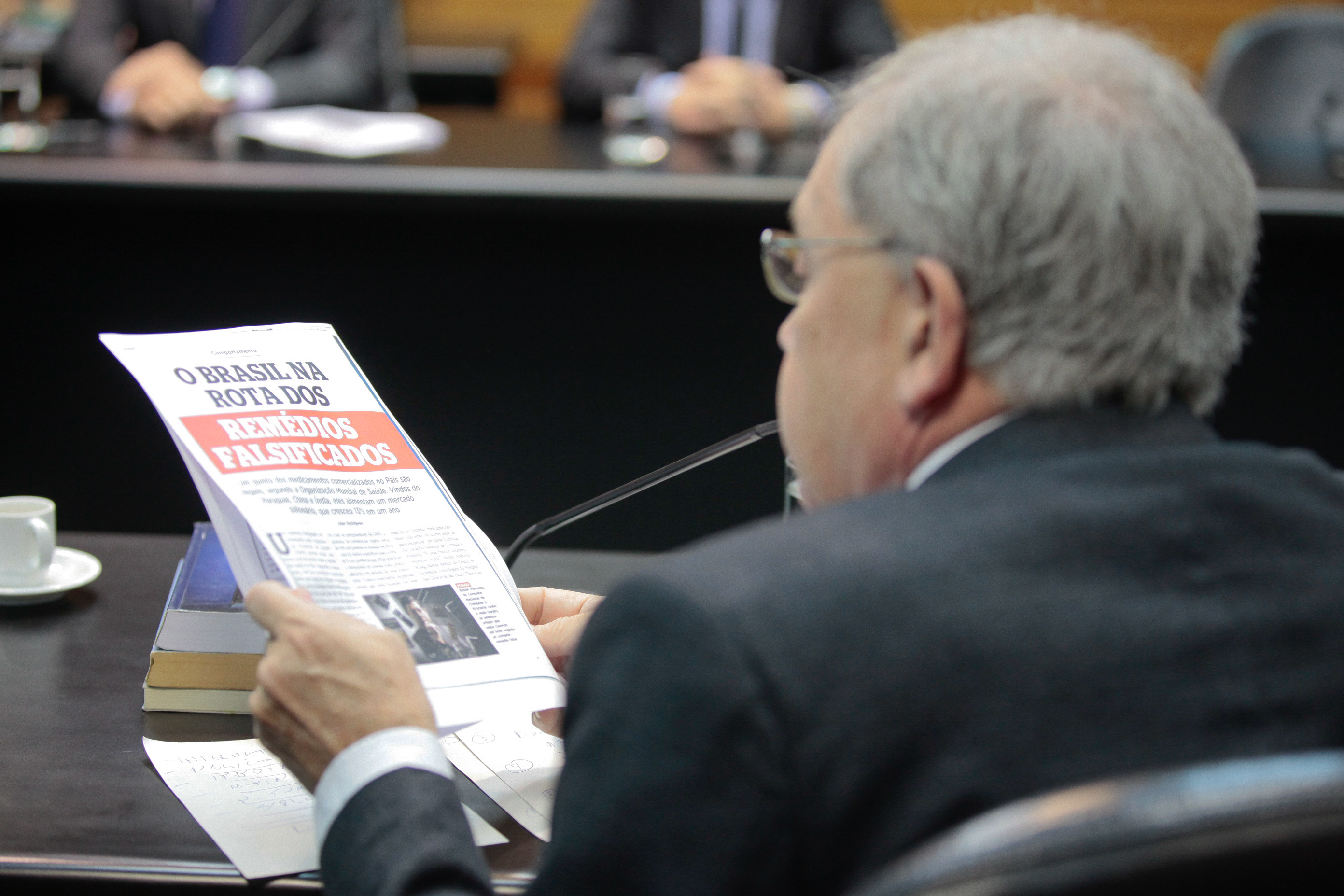 Deputado Fernando Coruja (PMDB) em Instalação de CPI dos Remédios