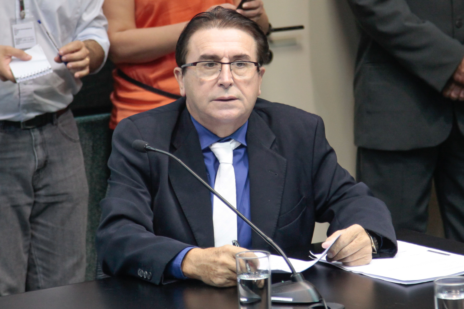 Deputado Antonio Aguiar (PMDB). Reunião da Comissão de Finanças e Tributação.