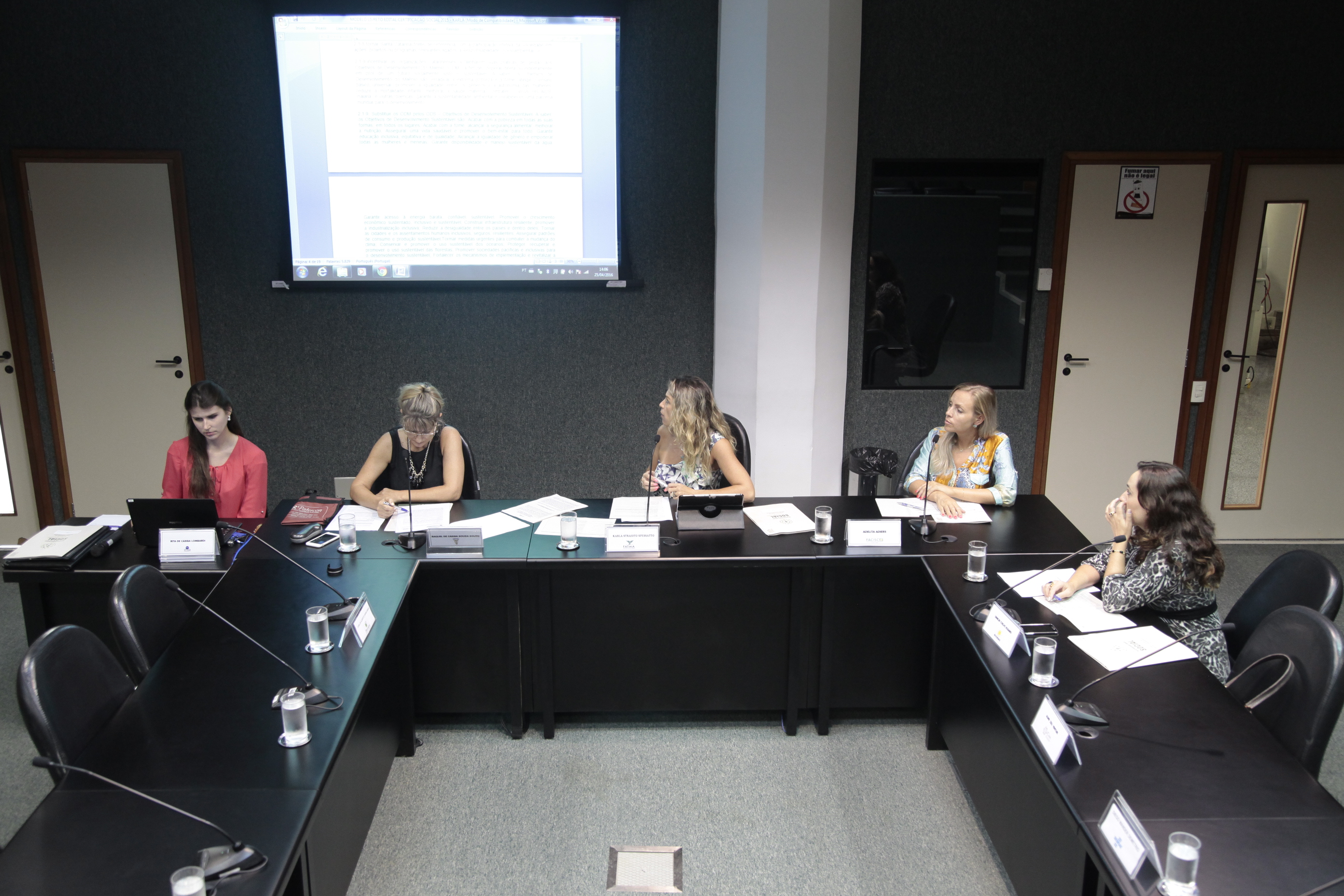 Reunião da Comissão Mista de Certificação de Responsabilidade Social.