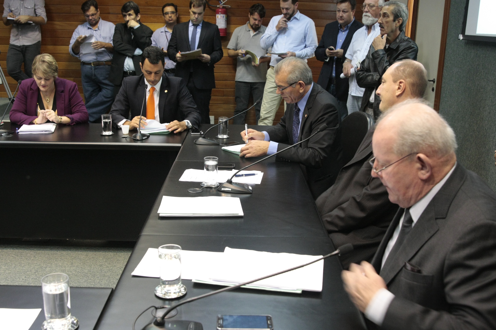Reunião da Comissão de Constituição e Justiça. Foto: Yuri Santos / Agência AL