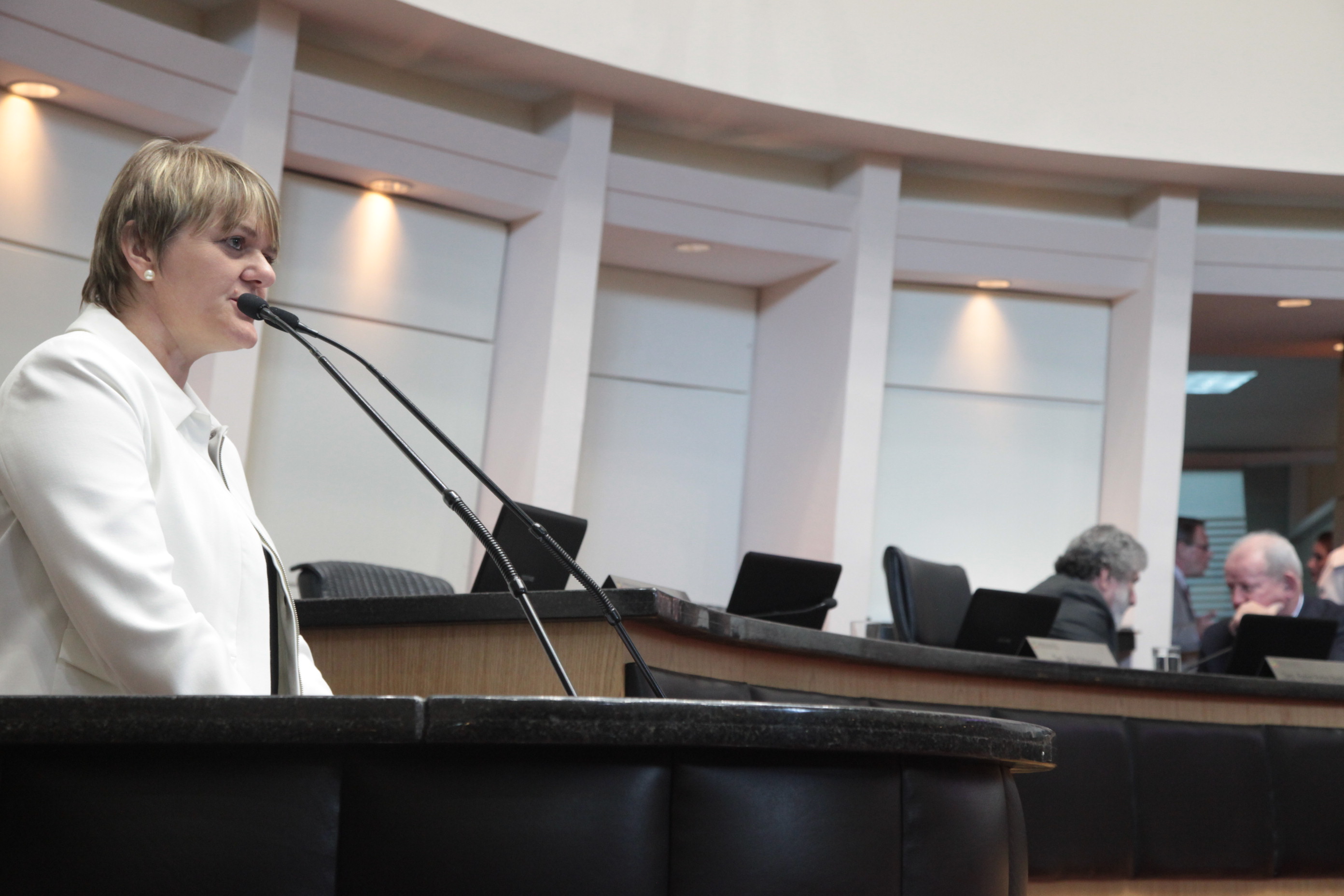 Sessão Ordinária da Assembleia Legislativa do Estado de Santa Catarina. Deputada Luciane Carminatti (PT)
