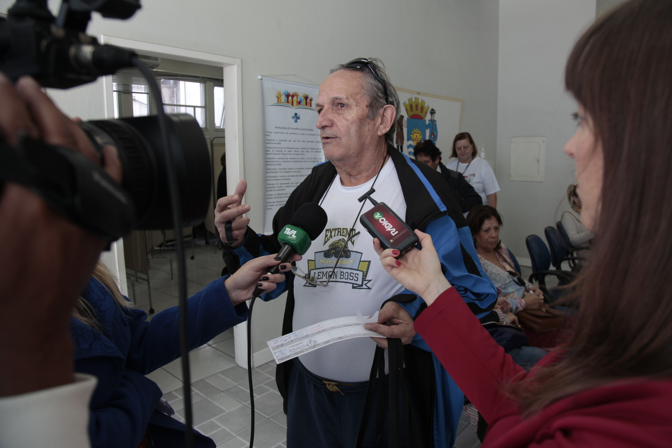 Angelo Luiz Rampaelli. Vacina da Gripe