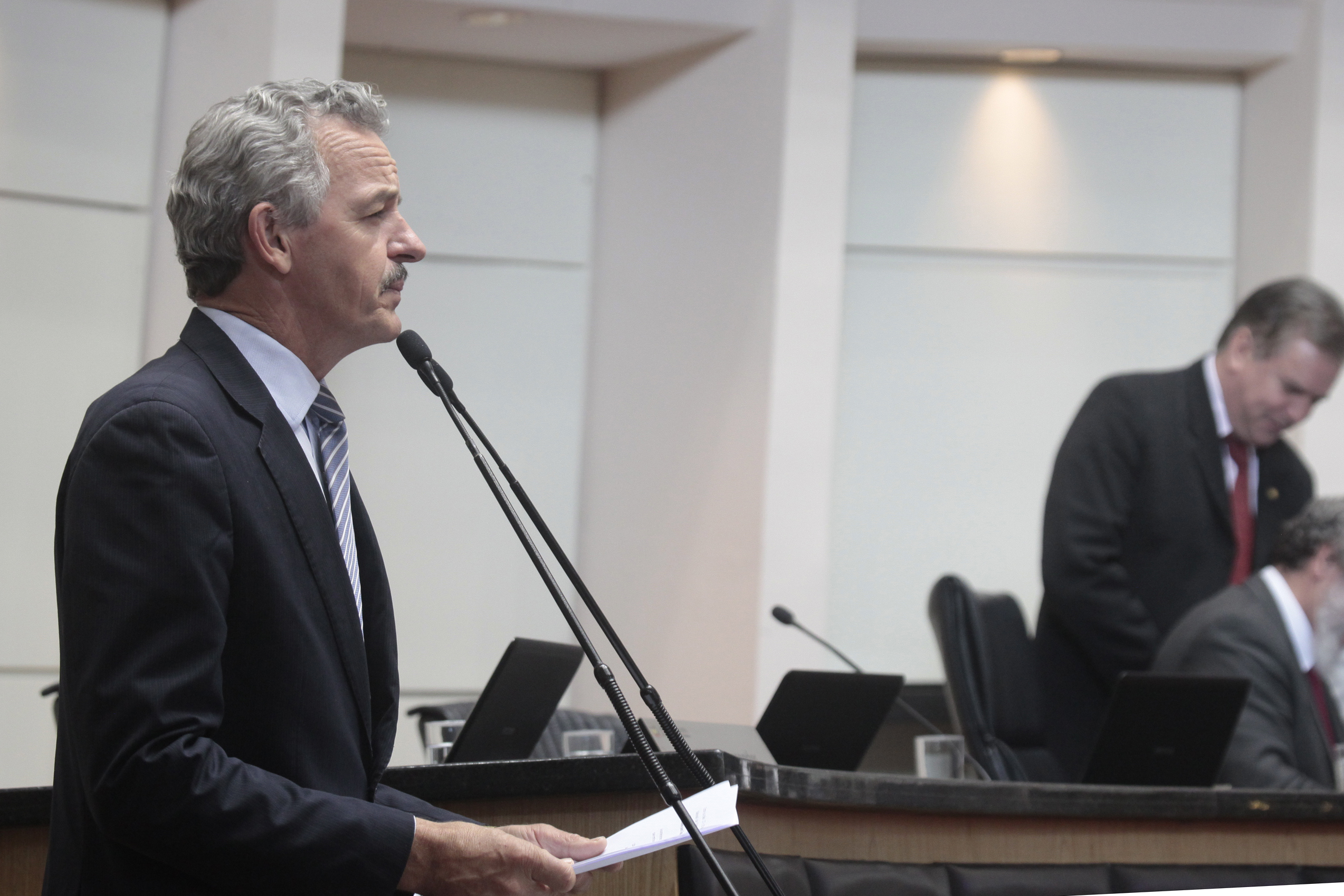 Sessão Ordinária. Deputado Dirceu Dresch (PT). Foto: Eduardo Guedes de Oliveira/Agência AL