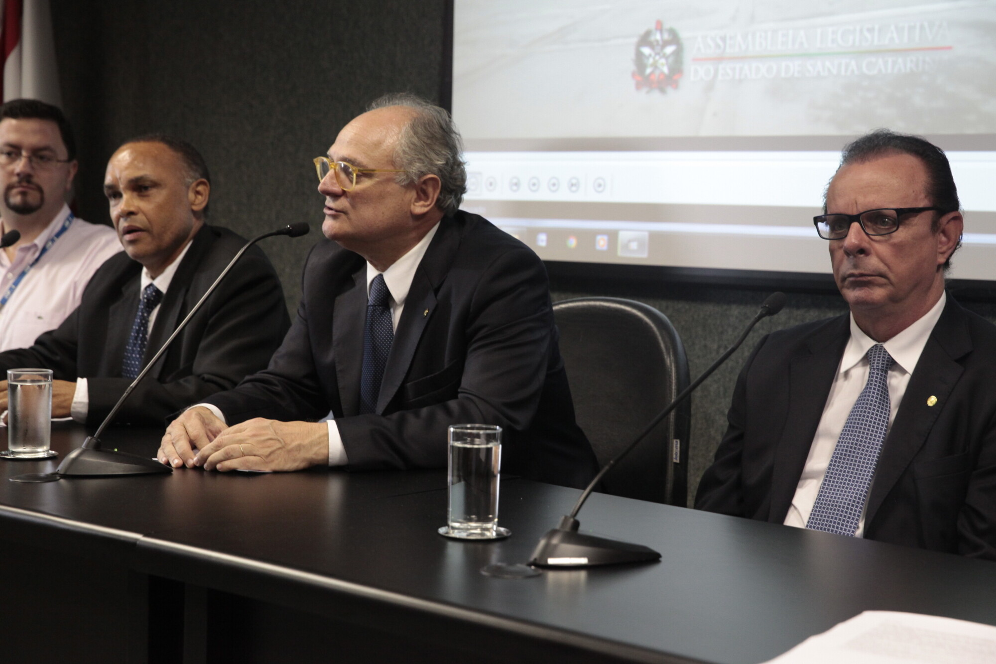 Deputado Dr. Vicente e deputado federal Cesar Souza