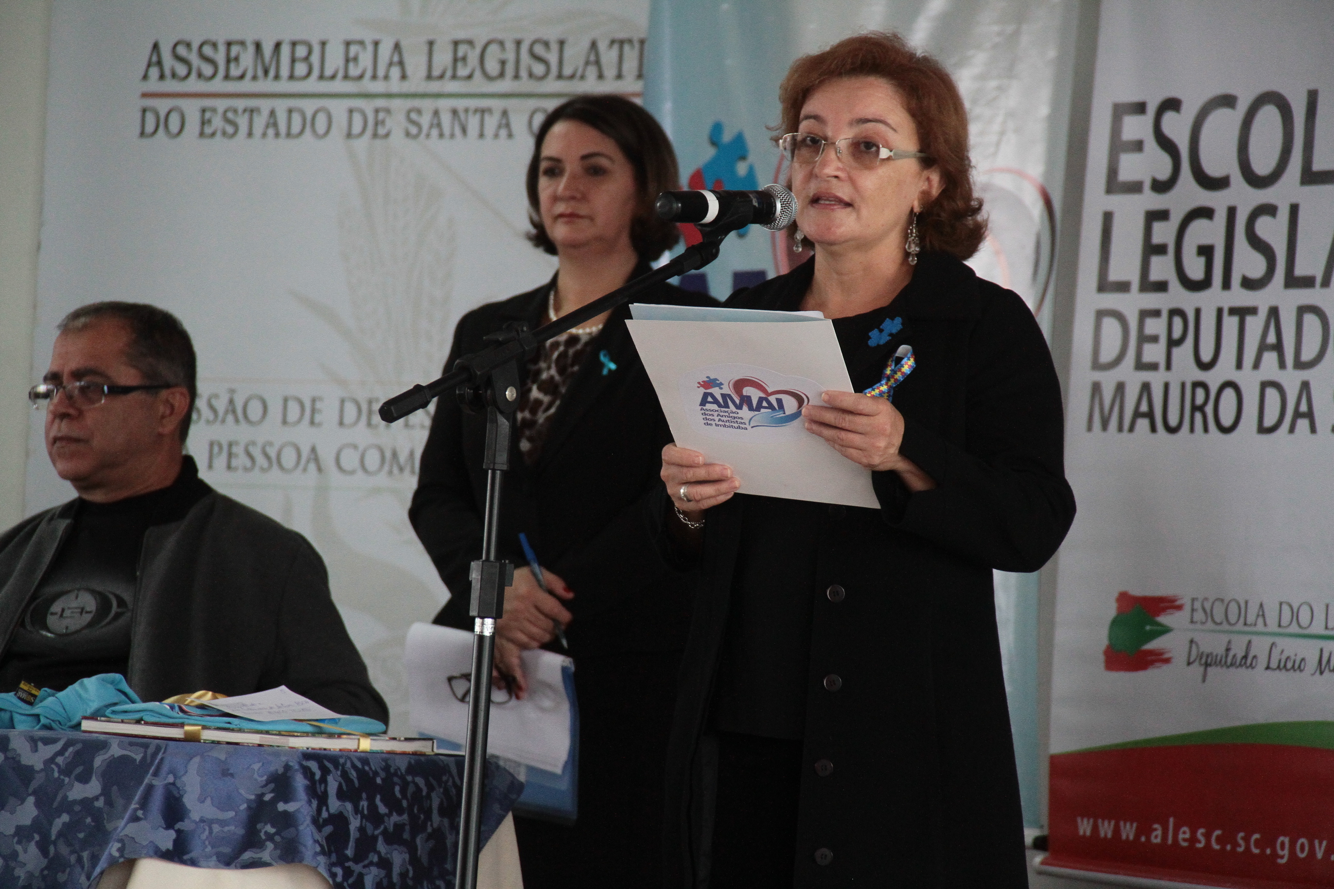 Seminário discute o Autismo e os Desafios da Educação Inclusiva - Imbituba SC. Rita Hipólito.