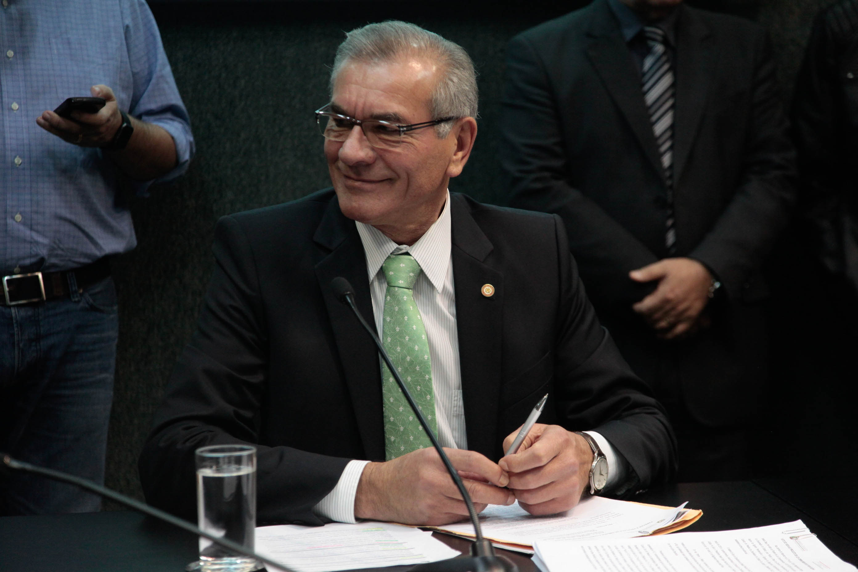 Deputado Silvio Dreveck (PP) em Comissão de Constituição e Justiça