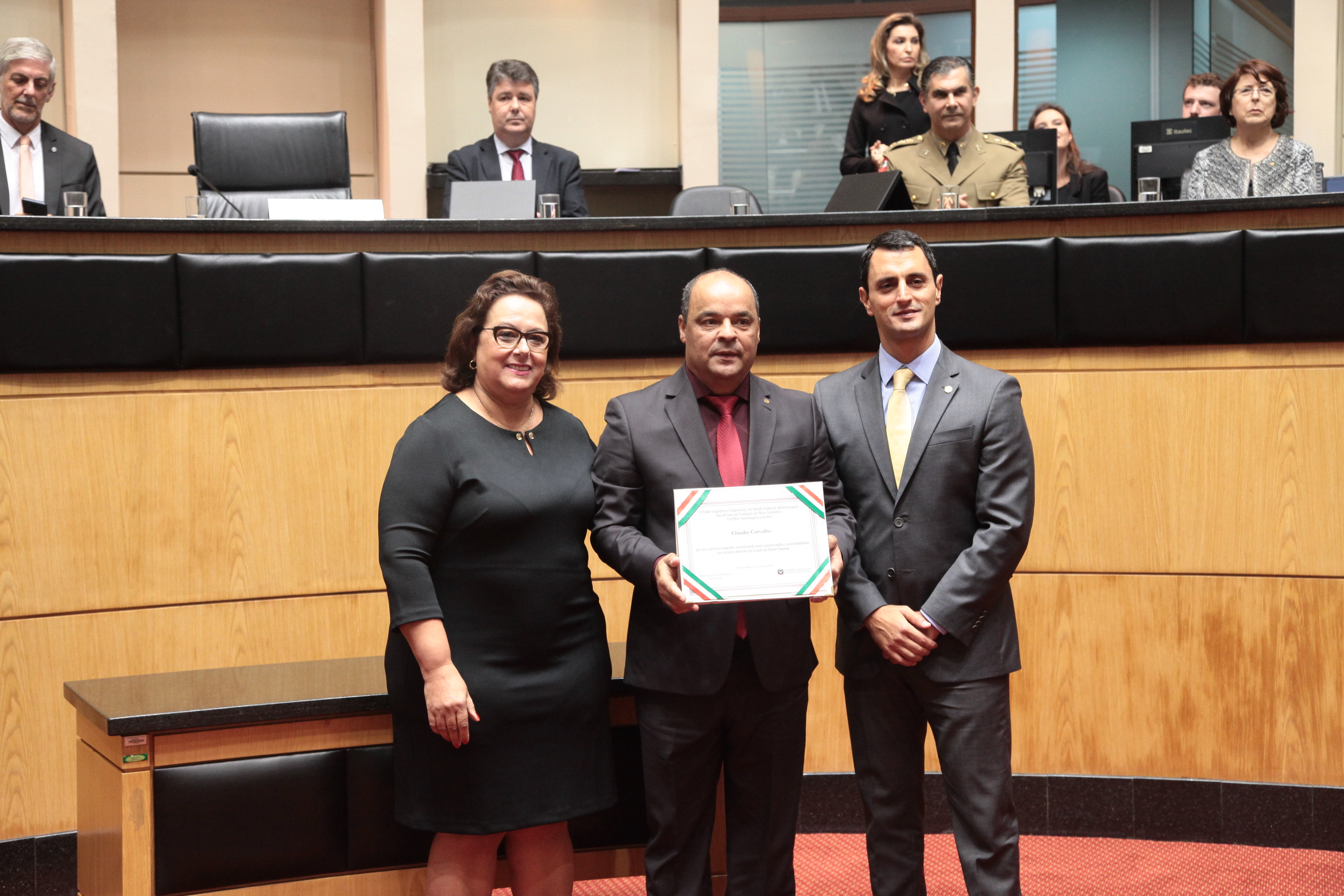 Sessão Especial em homenagem à Fundação do Meio Ambiente - FATMA pela passagem das suas quatro décadas de atividade e lançamento do livro FATMA 40 anos - Patrimônio dos Catarinenses.