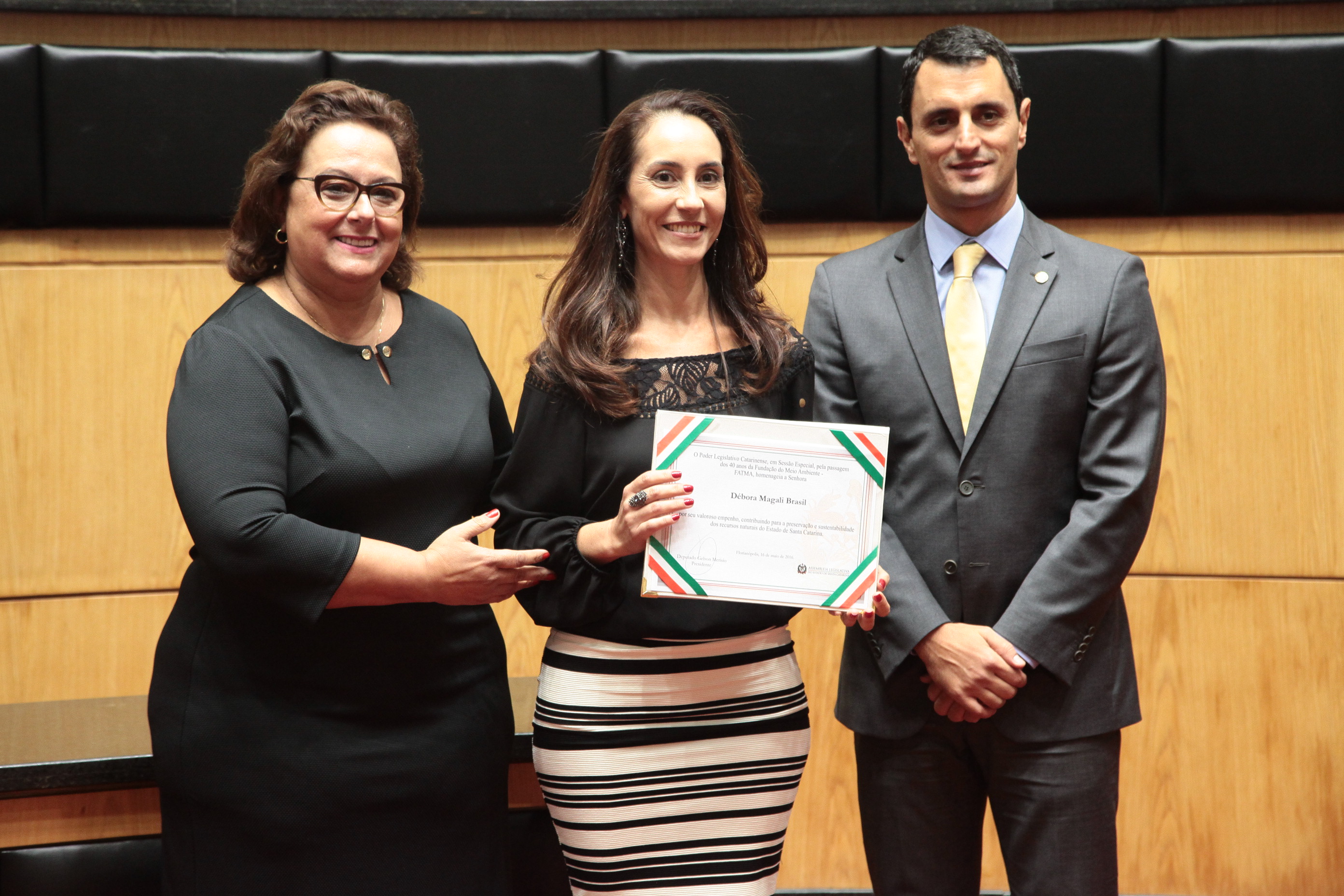 Sessão Especial em homenagem à Fundação do Meio Ambiente - FATMA pela passagem das suas quatro décadas de atividade e lançamento do livro FATMA 40 anos - Patrimônio dos Catarinenses.