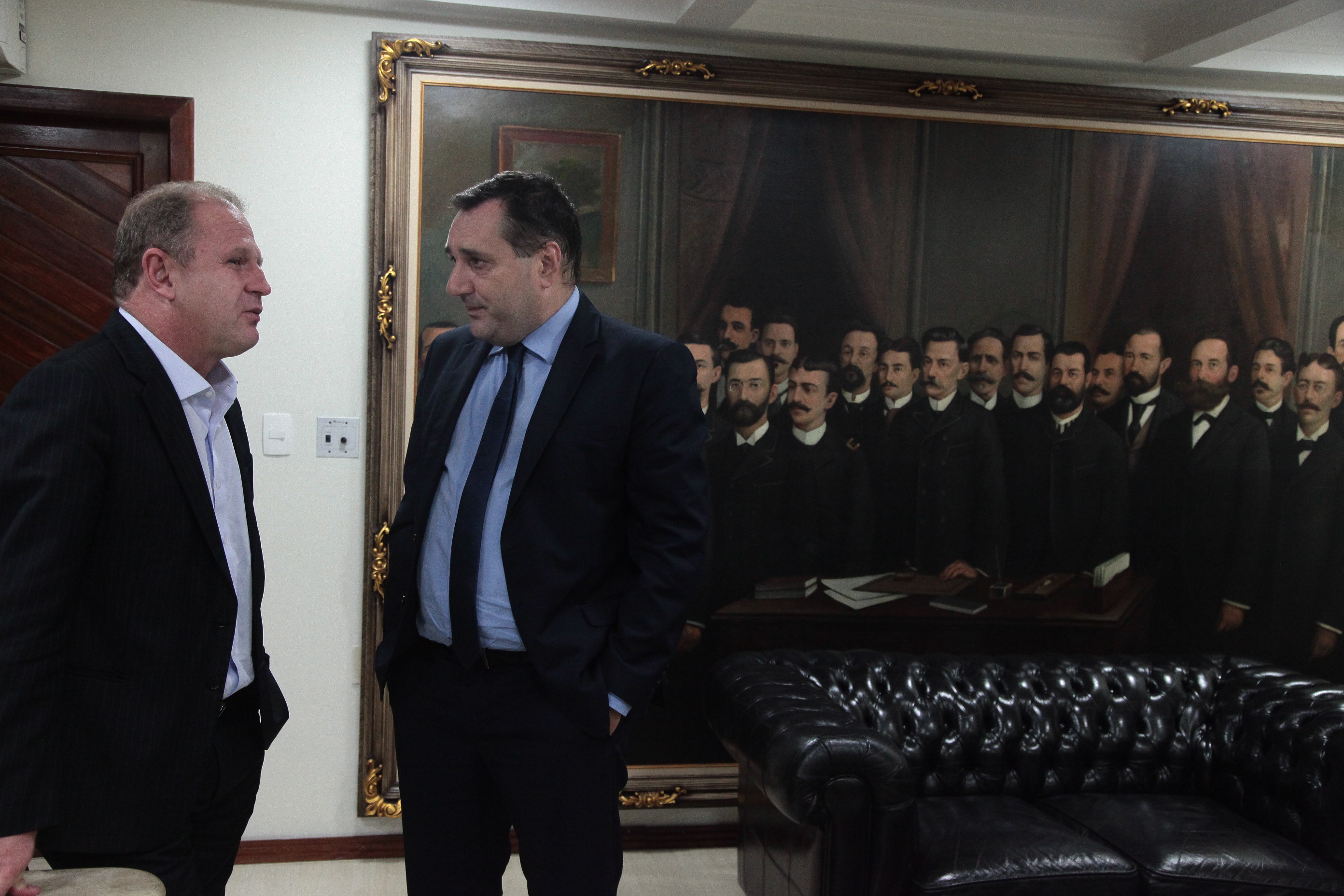 Novo Reitor da Ufsc Luis Carlos Cancellier Visita Presidente da ALESC Fotos Eduardo Guedes de Oliveira