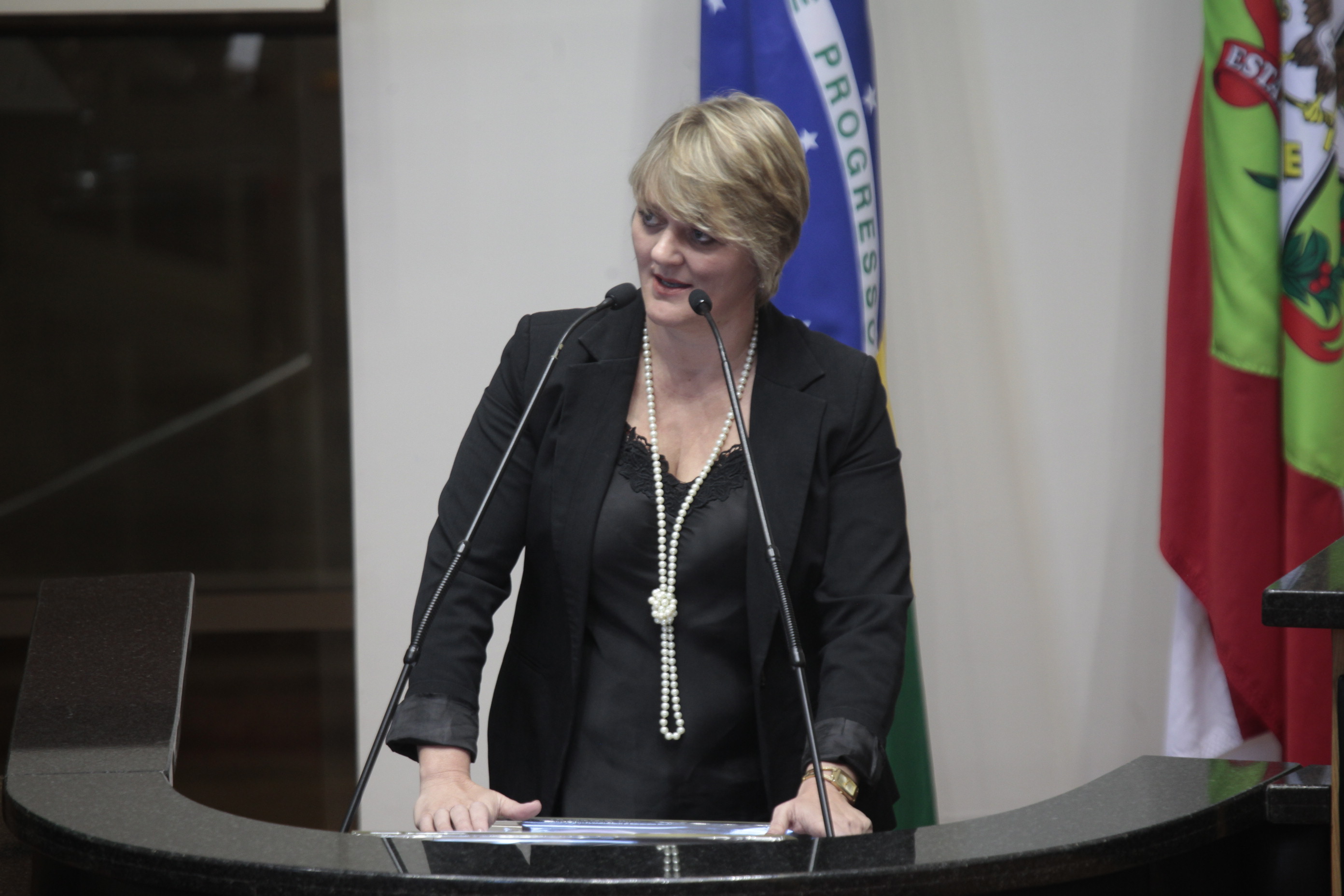 Sessão Ordinária.  Deputada Luciane Carminatti (PT). Foto: Daniella Coriolano/ Agência AL