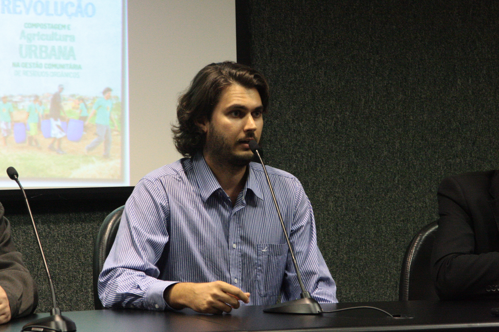 II Formação em Gestão Comunitária de Resíduos Orgânicos. Lúcio Costa, analista ambiental do Ministério do Meio Ambiente.