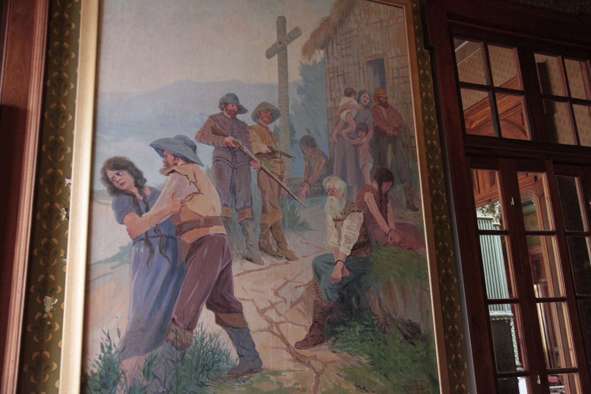 “Extermínio da família de Dias Velho”, quadro do artista Dakir Parreiras, de 1927