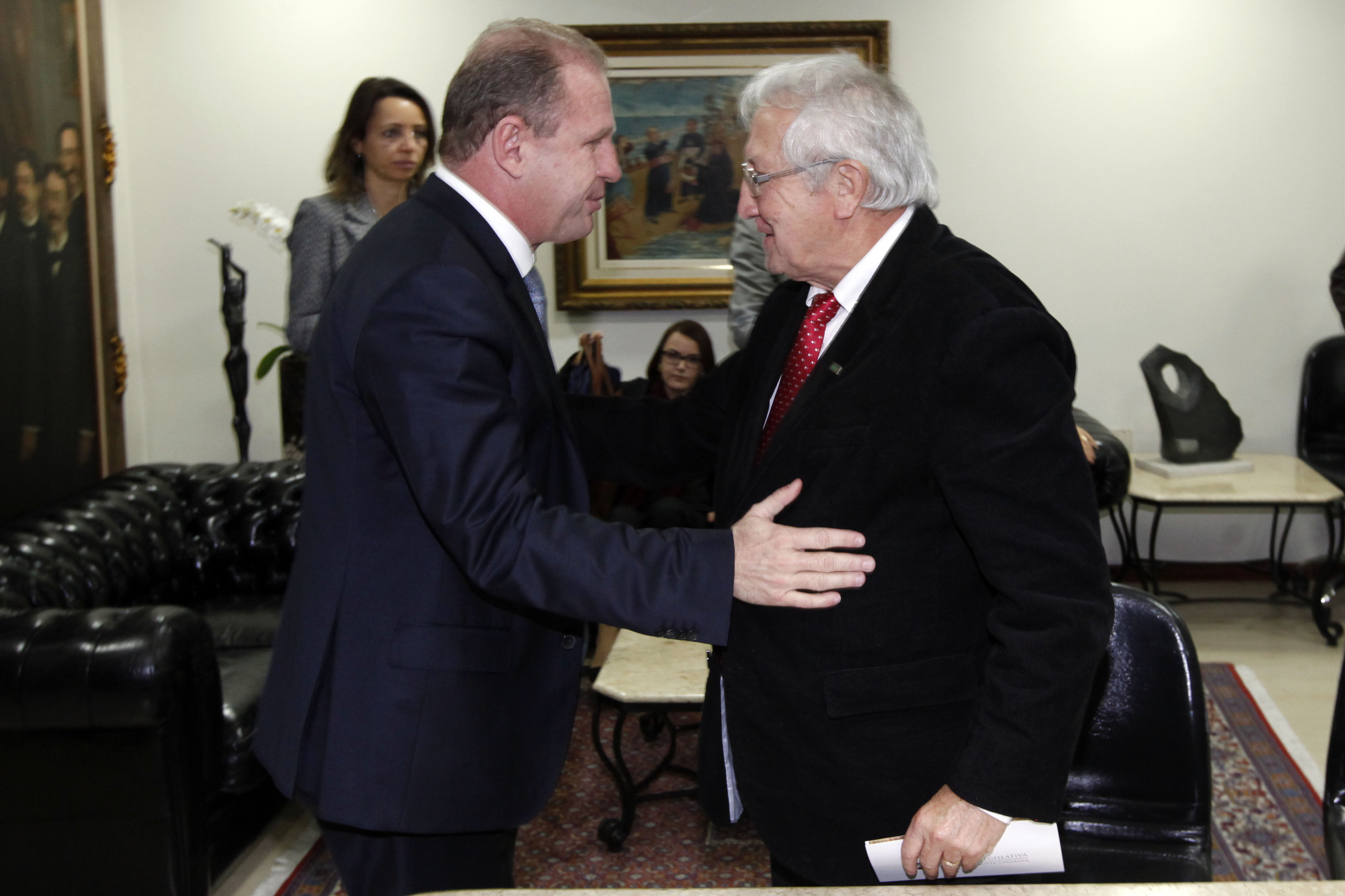 Presidente da Assembleia Legislativa Gelson Merisio esteve reunido nesta manhã com diretores dos hospitais filantrópicos de Santa Catarina para discutir sobre a crise das instituições de saúde.