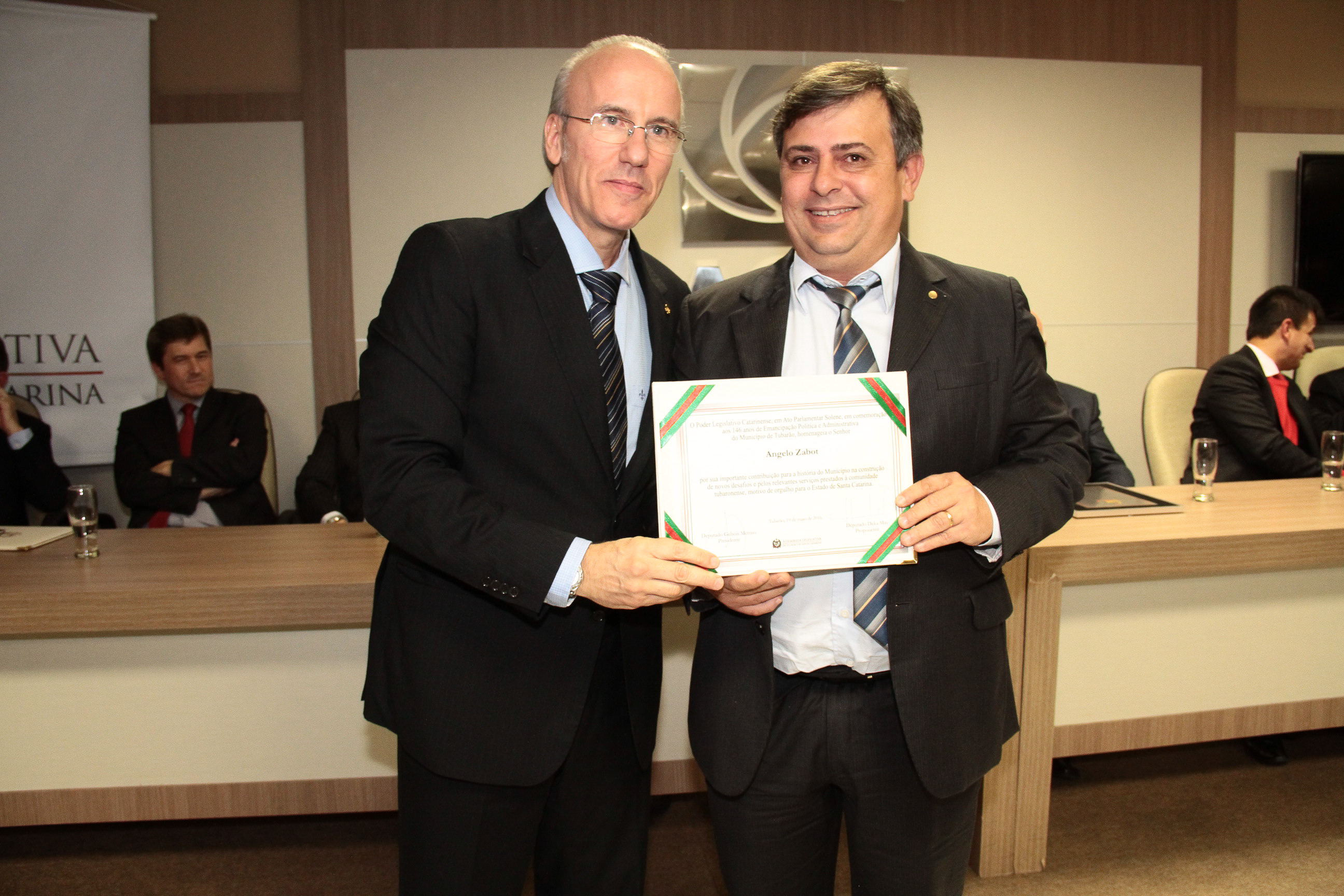 Ato Parlamentar Solene em comemoração aos 146 anos de Emancipação Política e Administração do Município de Tubarão.