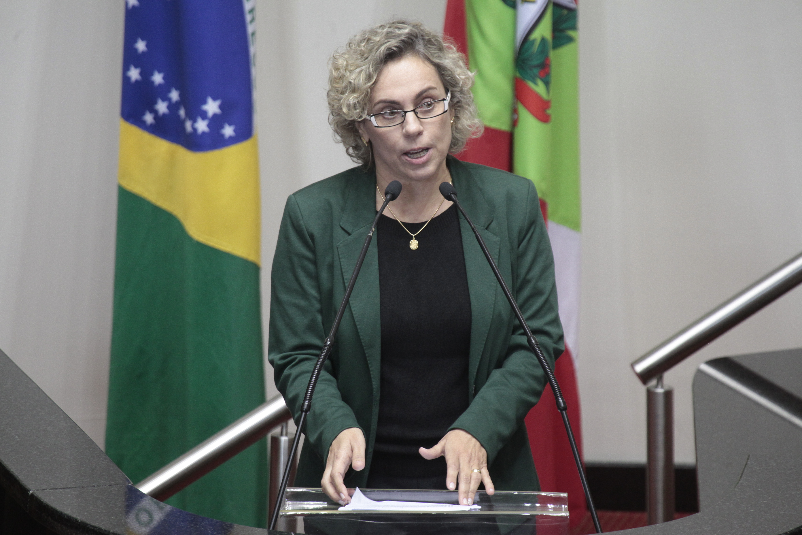 Sessão Ordinária. Deputada Ana Paula Lima (PT) Foto: Miriam Zomer/ Agência AL