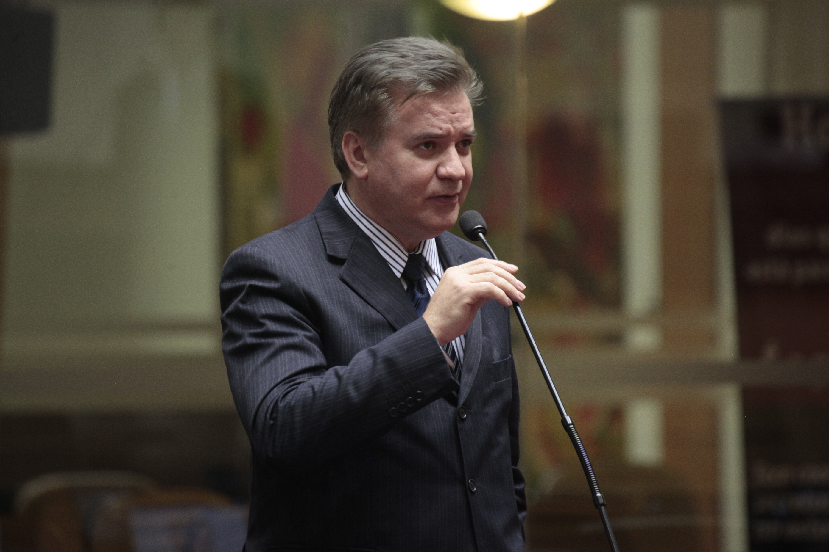 Sessão Ordinária. Deputado César Valduga (PCdoB). Foto: Daniella Coriolano/Agência AL