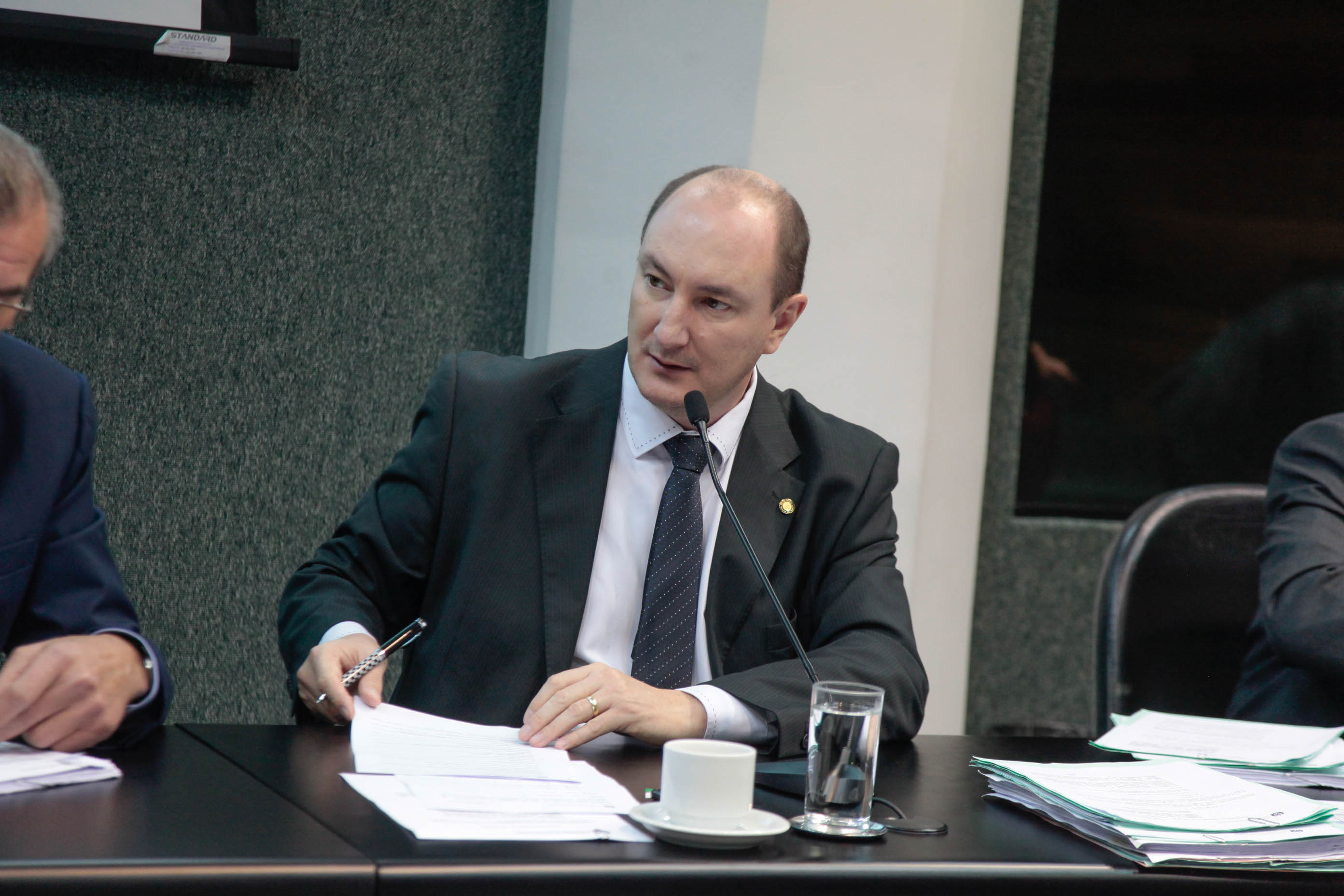 Deputado Mauro de Nadal (PMDB) em Comissão de Constituição e Justiça