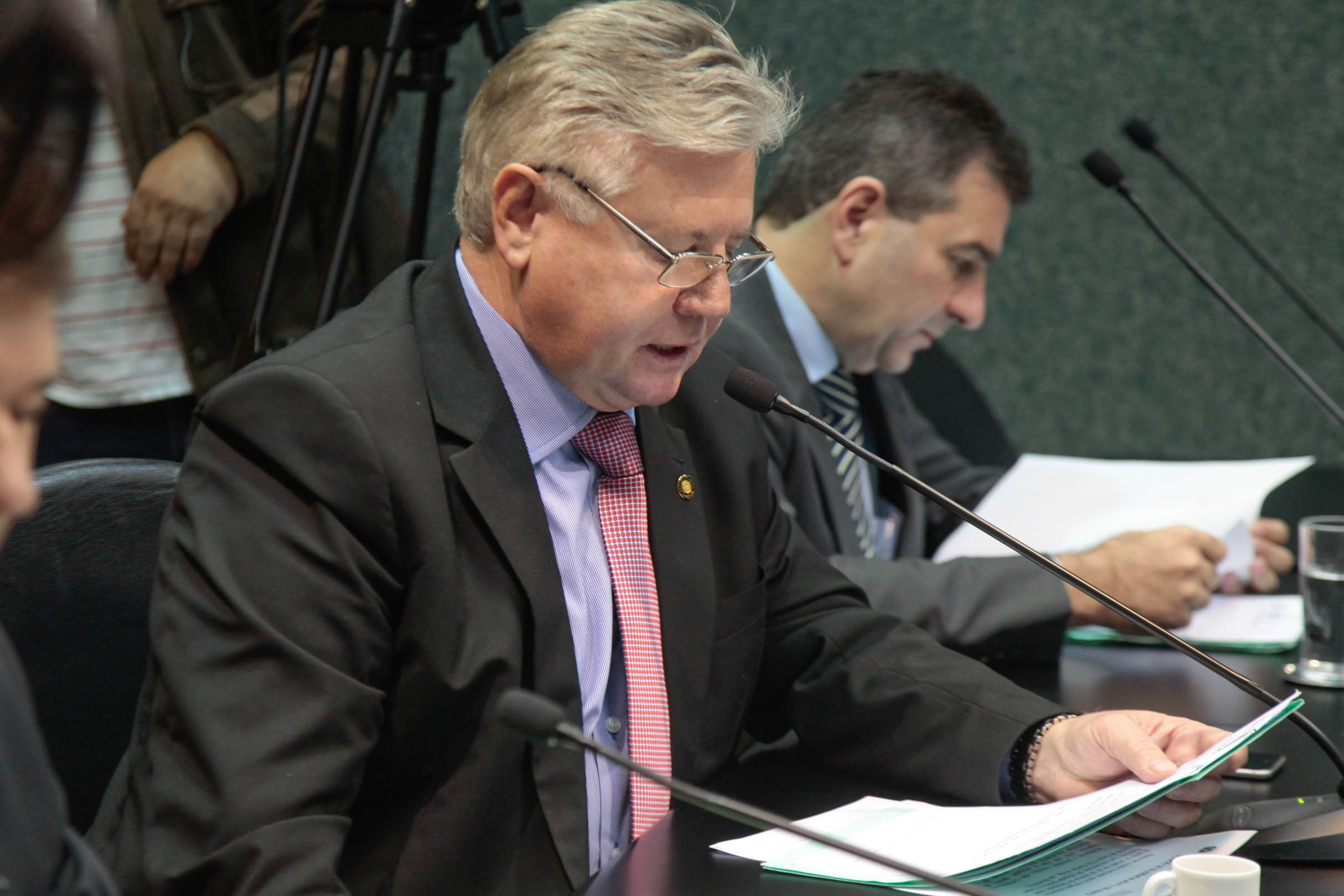 Deputado Nilso Berlanda (PR) em Comissão de Constituição e Justiça