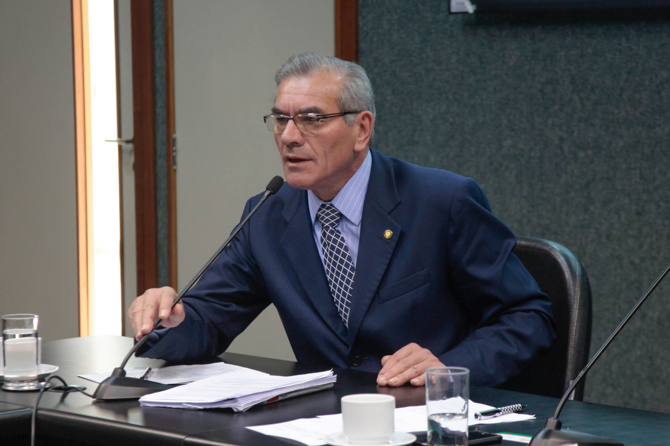 Deputado Silvio Dreveck (PP) em Comissão de Constituição e Justiça