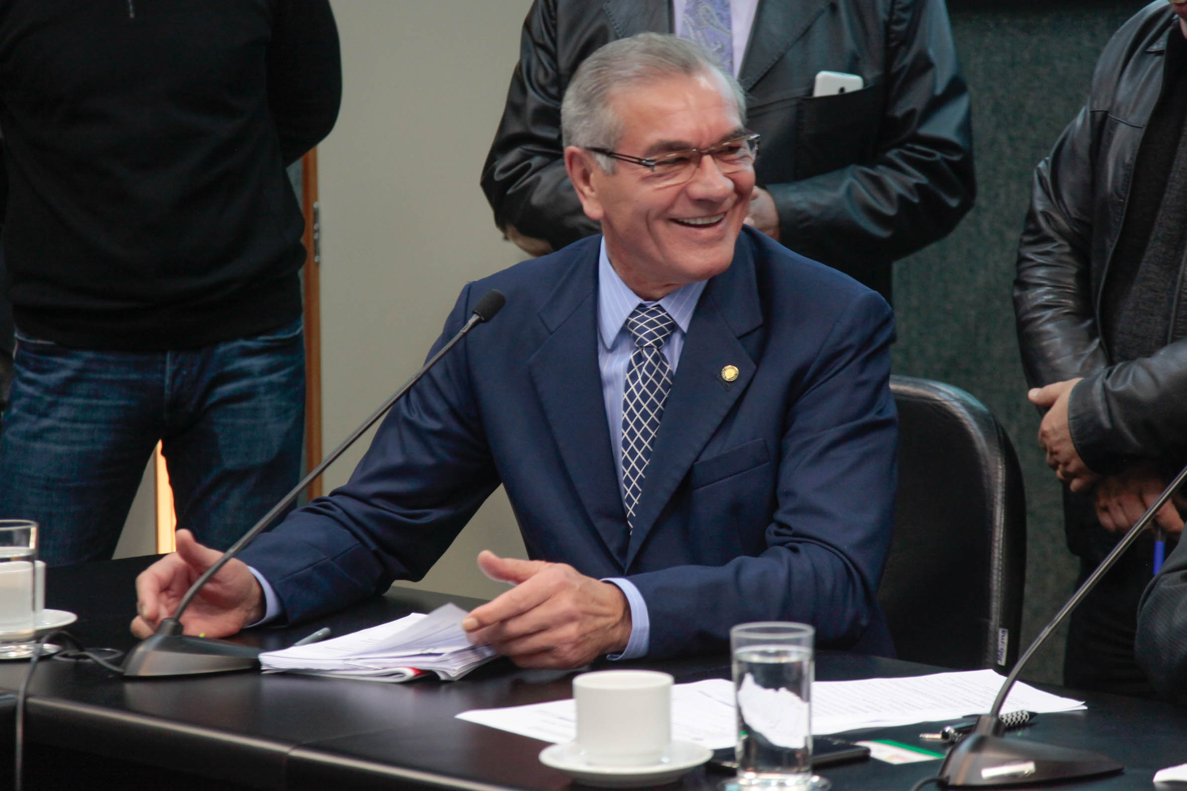 Deputado Silvio Dreveck (PP) em Comissão de Constituição e Justiça
